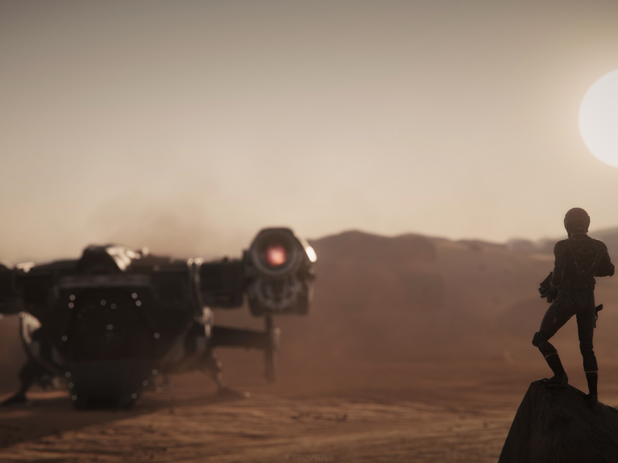 Wallpaper 4k Star Citizen Sunset Time 4k Wallpaper