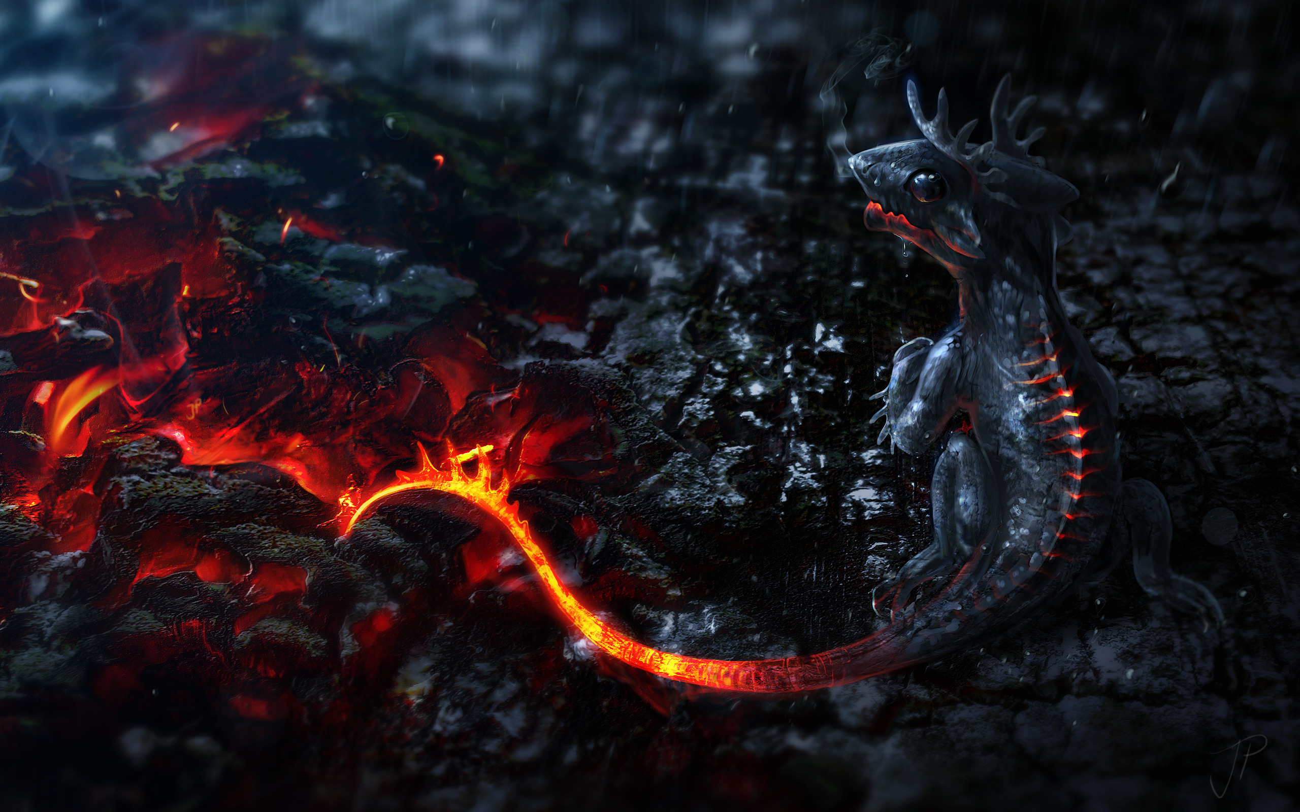 Free download Mythical Creatures Artwork Small Dragons Tails Fire Lava [2560x1600] for your Desktop, Mobile & Tablet. Explore Fire Dragon Wallpaper. HD Dragon Wallpaper, 3D Dragon Wallpaper Free, 3D