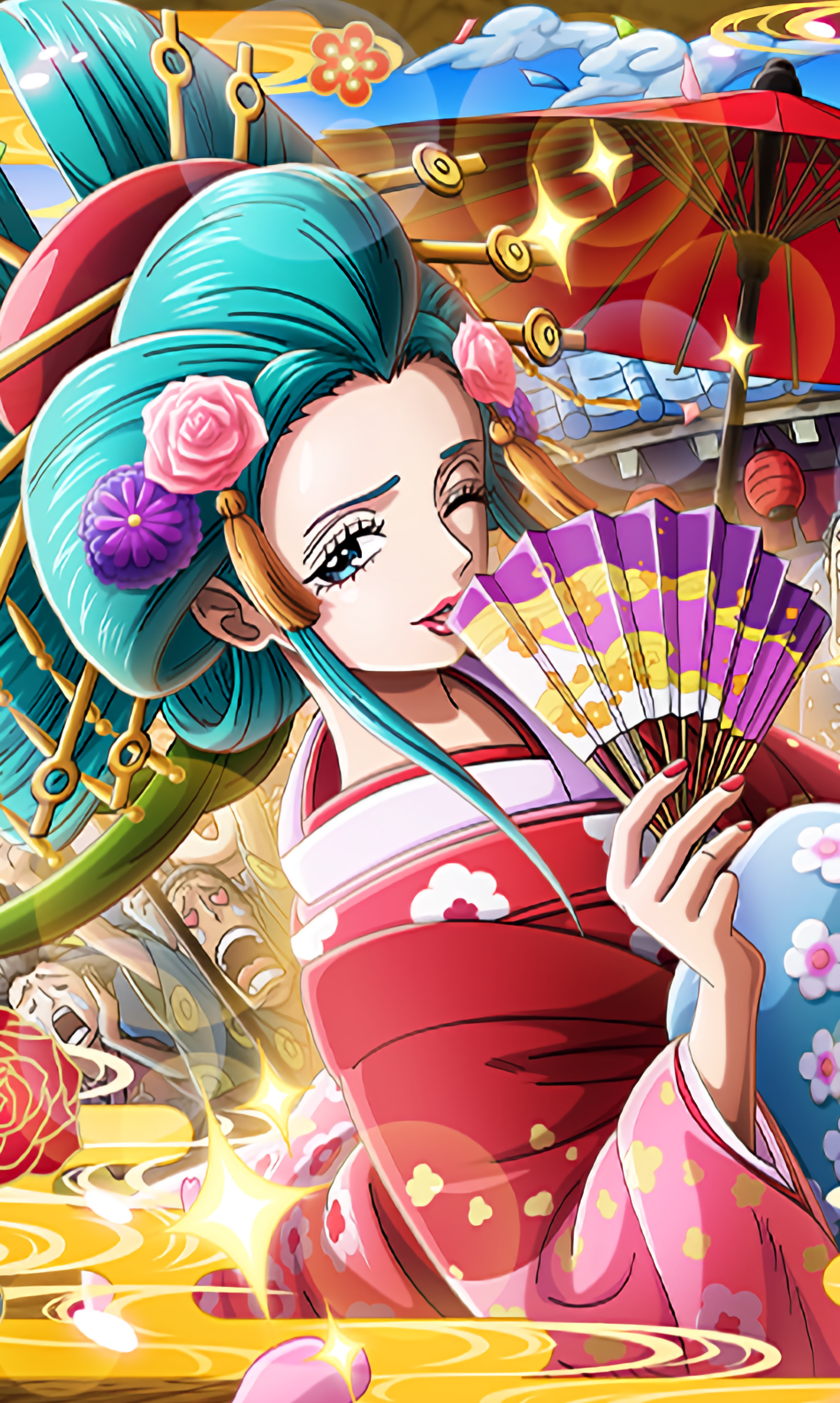 O Nami And Komuraski 4k Phone Wallpaper