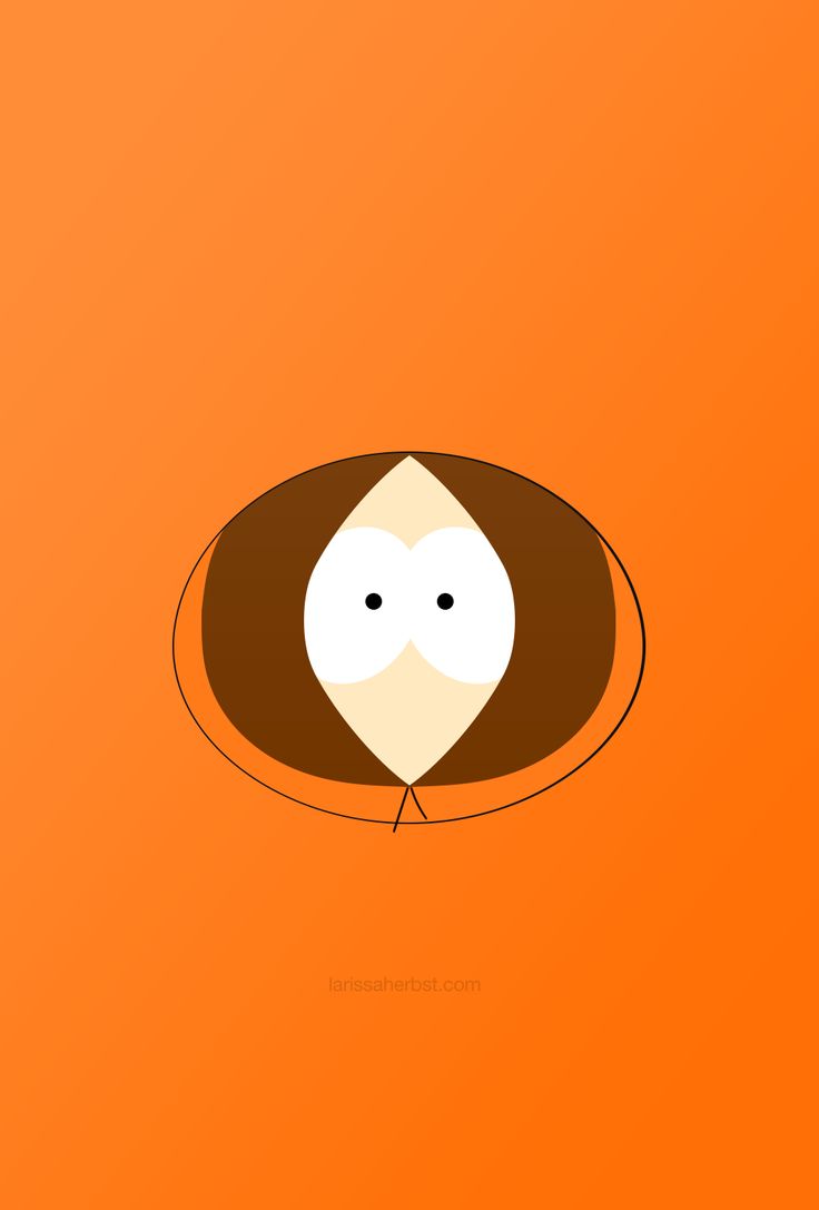 Kenny from SouthPark / Find more #Minimalistic #iPhone + #Android # Wallpaper and #Background at. South park, Art wallpaper, Cartoon