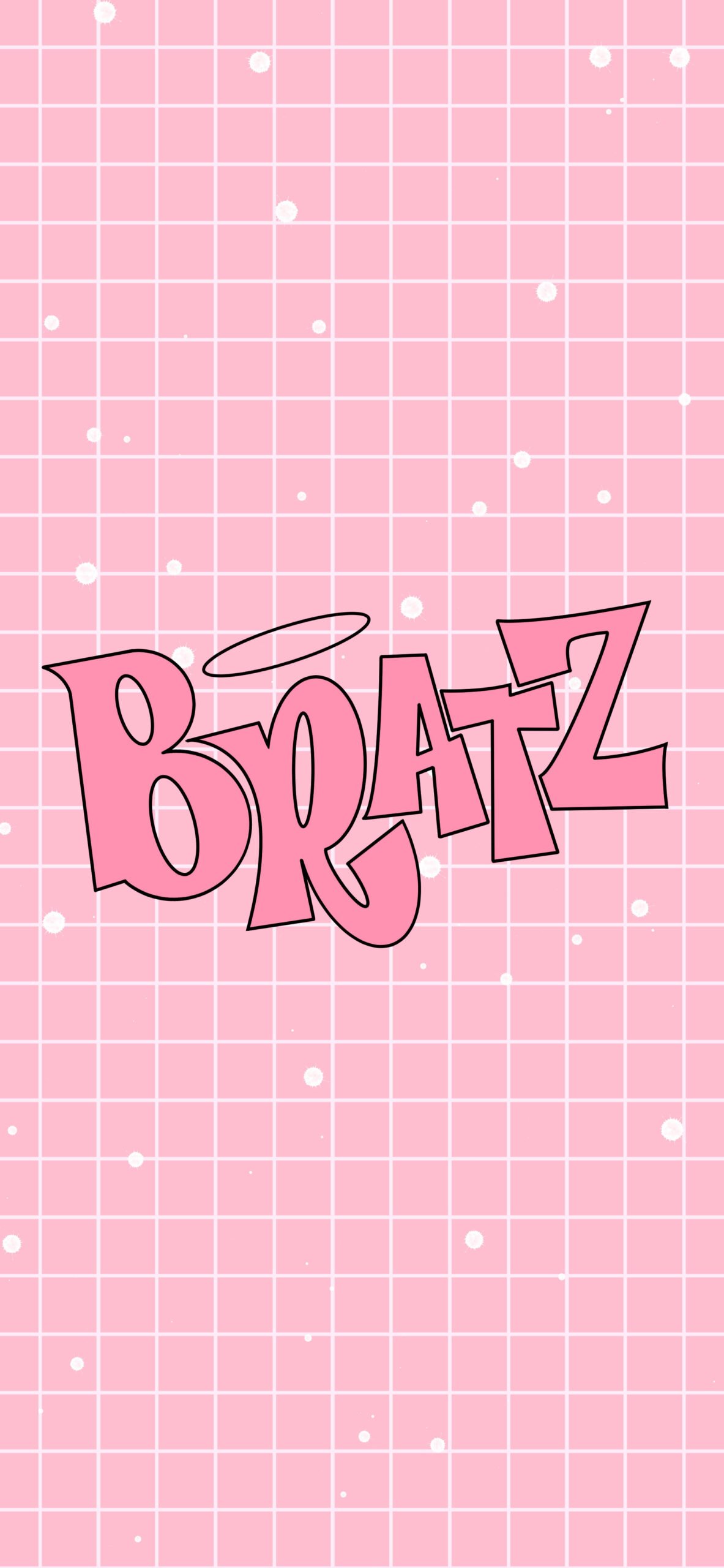 Bratz Logo Pink Aesthetic Wallpaper Baddie Wallpaper for Phone