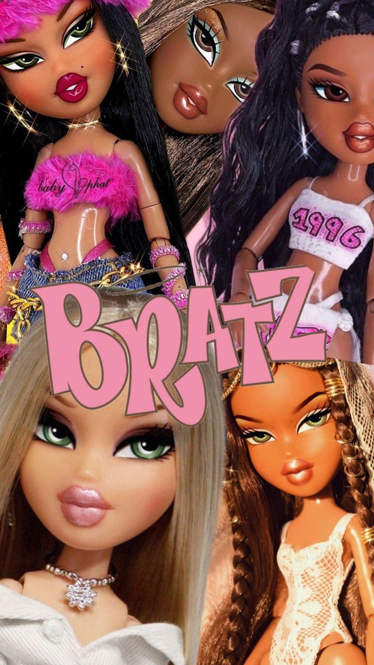 Bratz Wallpaper. Bratz girls, Doll aesthetic, Girl iphone wallpaper
