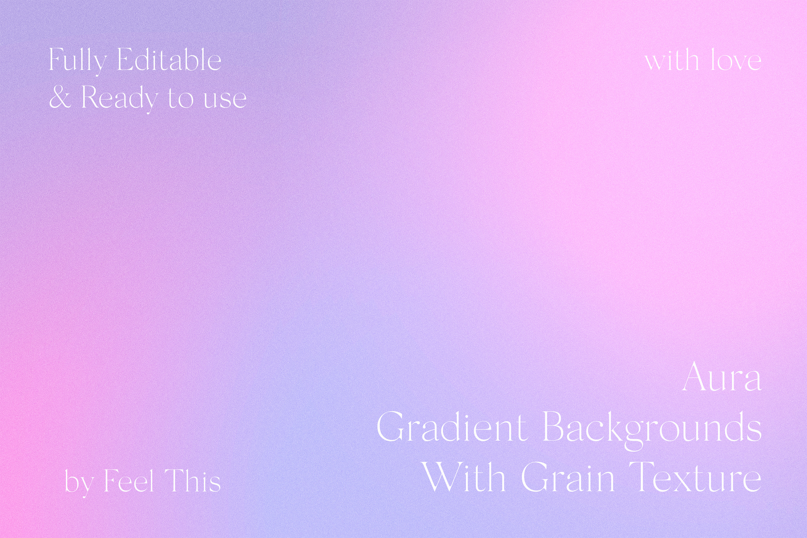 Aura Energy Gradient Background With Grain Texture PS