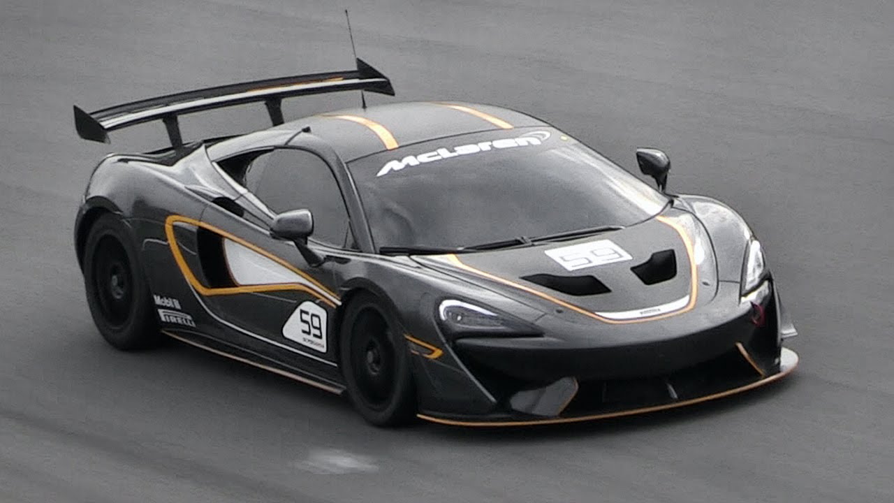 McLaren 570S GT4 Race Car Testing At Monza Circuit!!