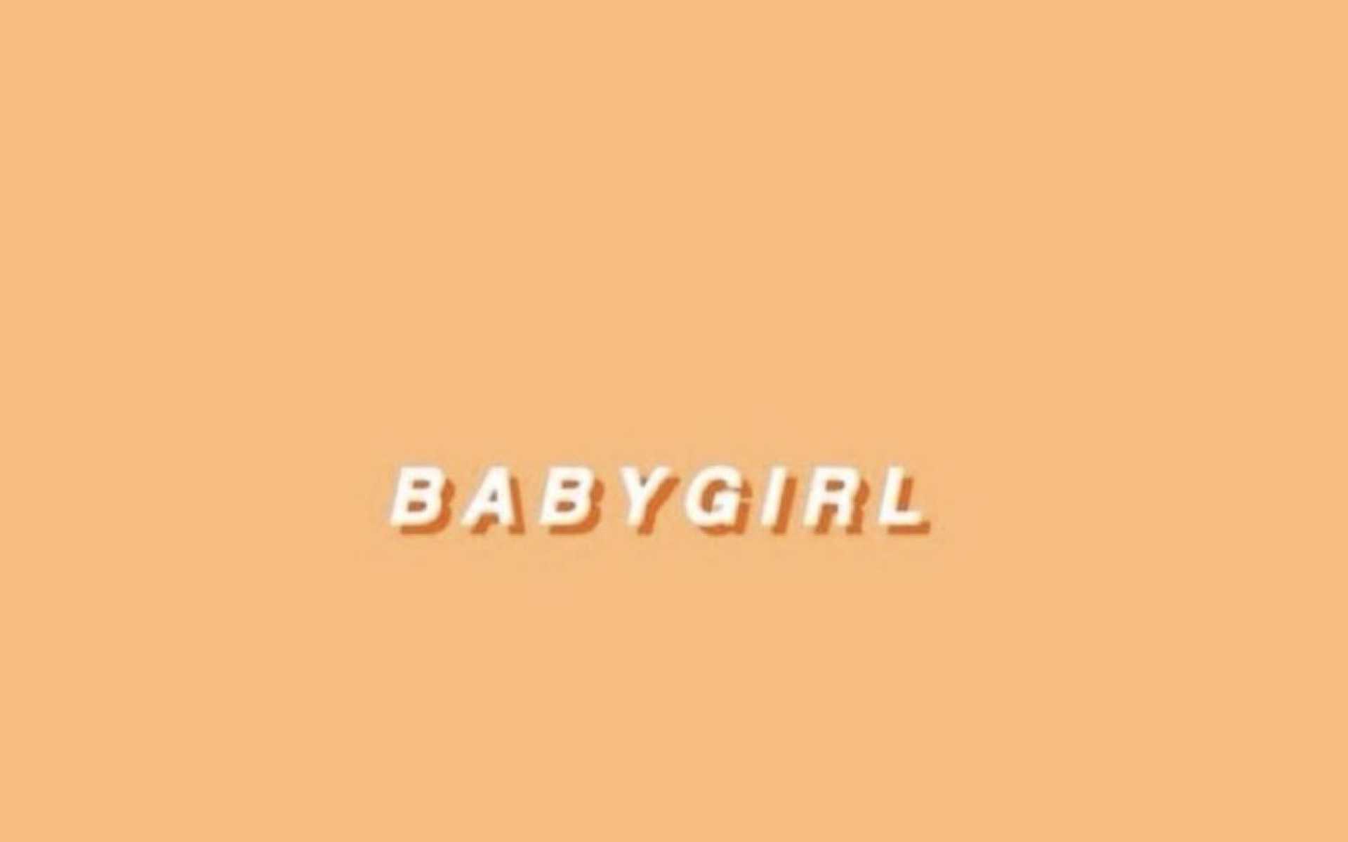 Babygirl Yellow Aesthetic Wallpaper • Wallpaper For You