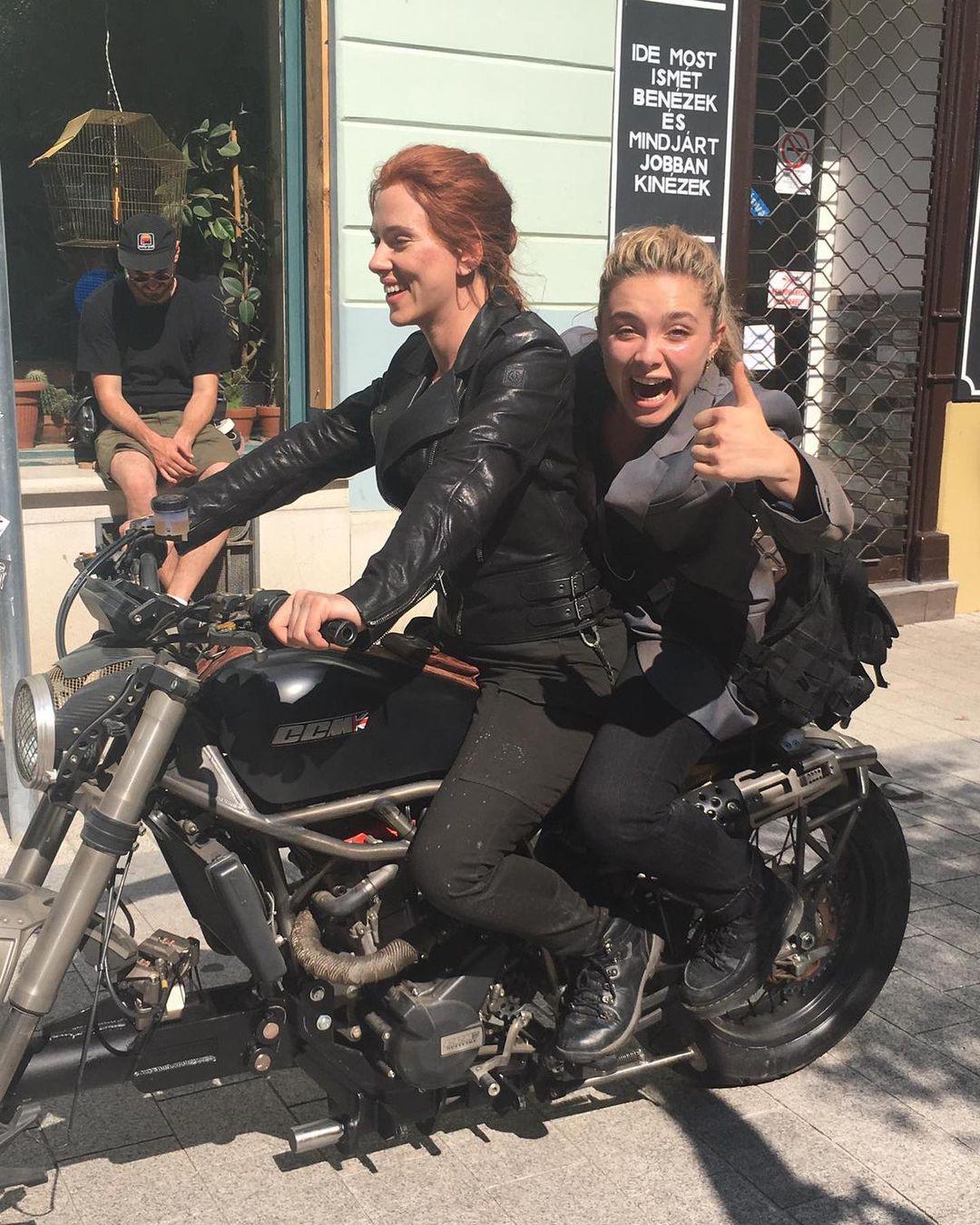 Florence Pugh really enjoyed filming Black Widow with Scarlett Johansson