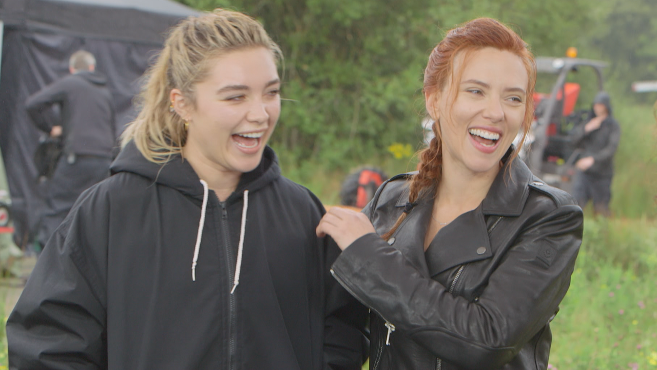 Scarlett Johansson and Florence Pugh Look Back on the Long Road to 'Black Widow' (Exclusive)