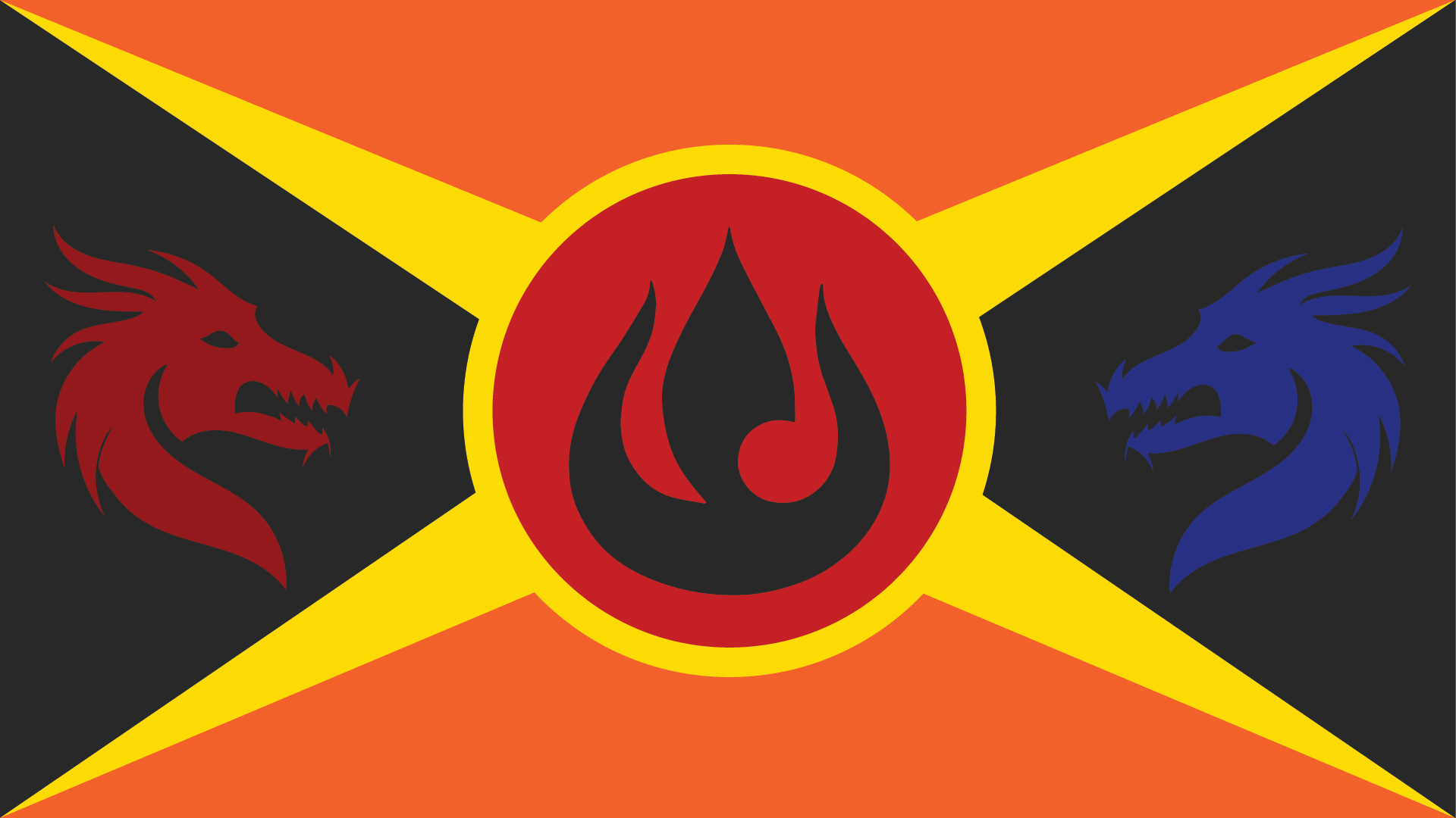 Created a flag for the Fire Nation!
