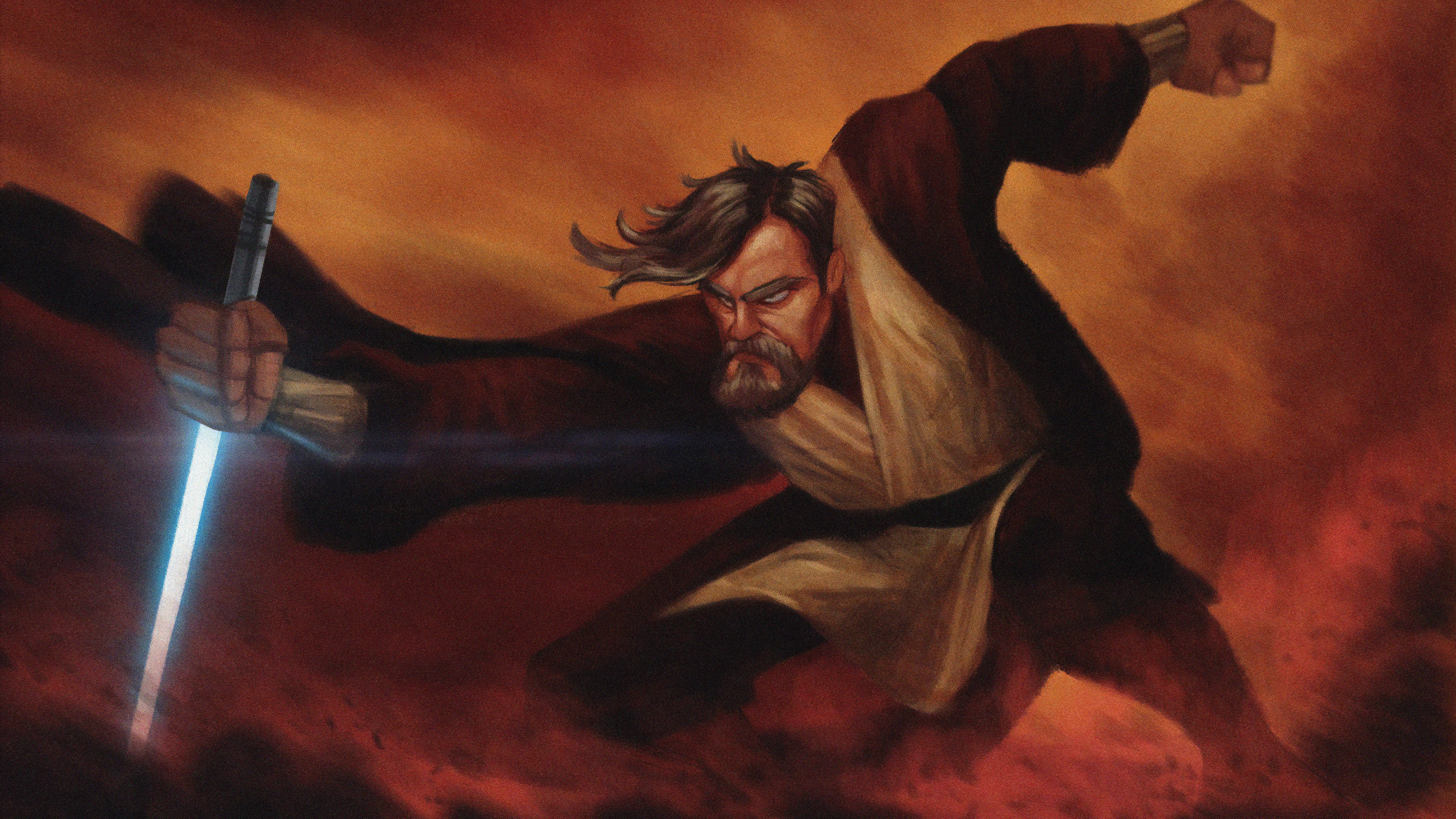 Wallpaper 4k Star Wars Obi Wan Artwork Wallpaper