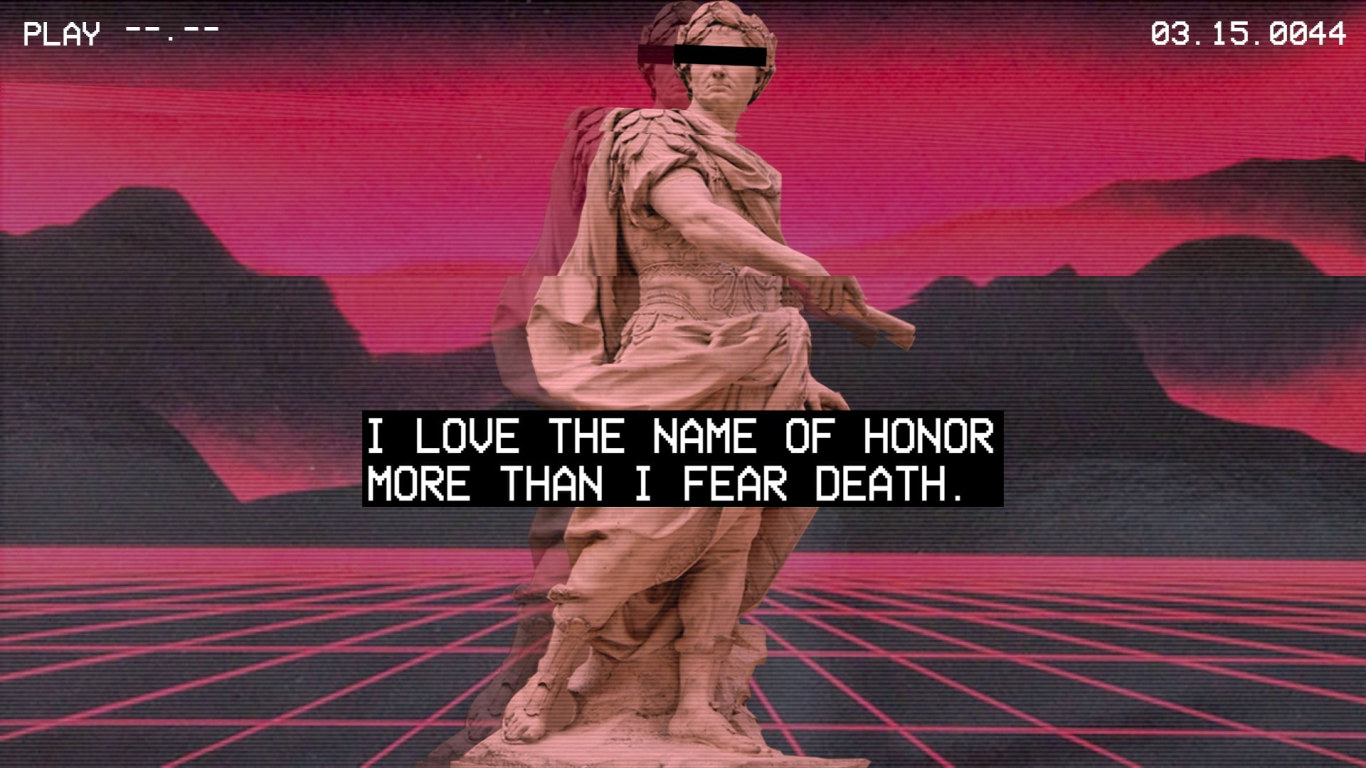 Wallpaper Vaporwave Roman Greek • Wallpaper For You