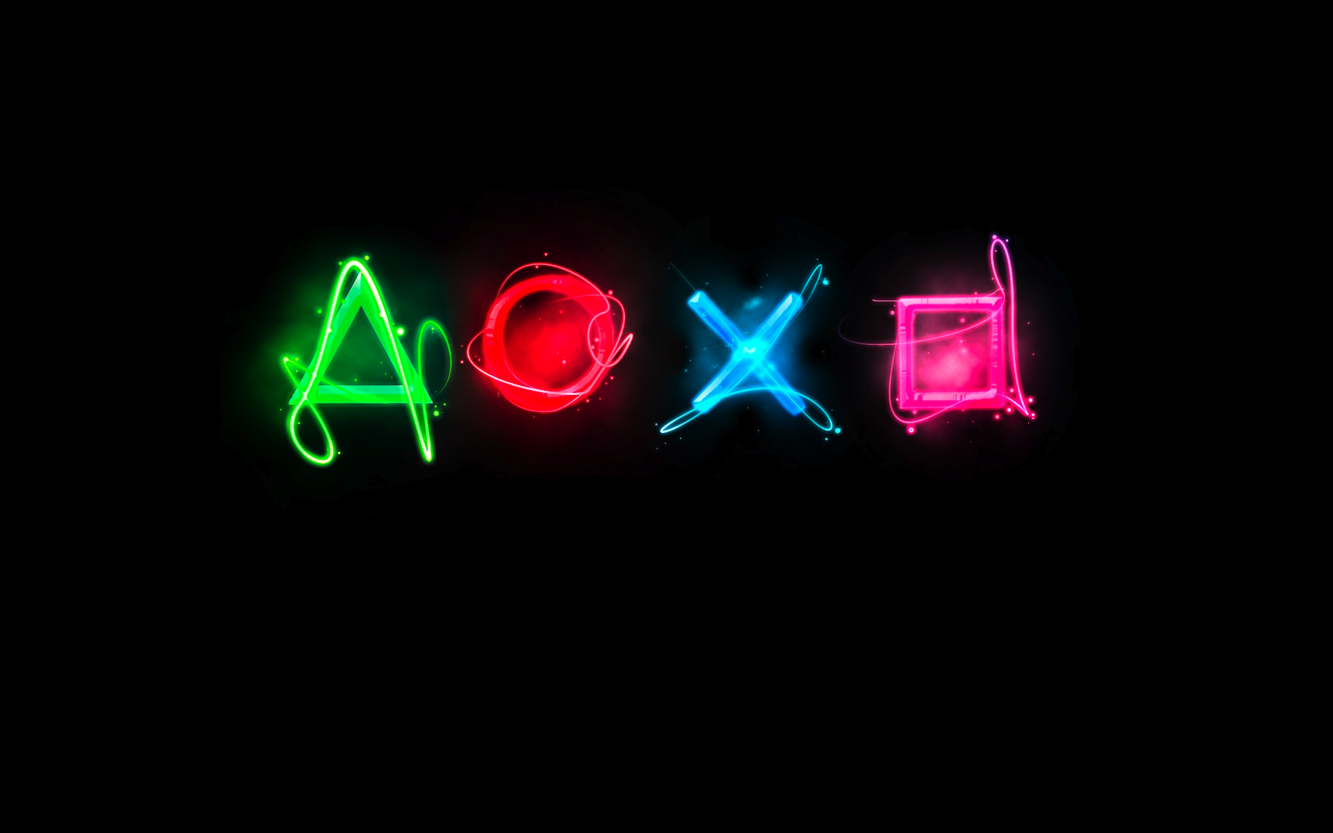 Neon PlayStation HD Wallpaper: A