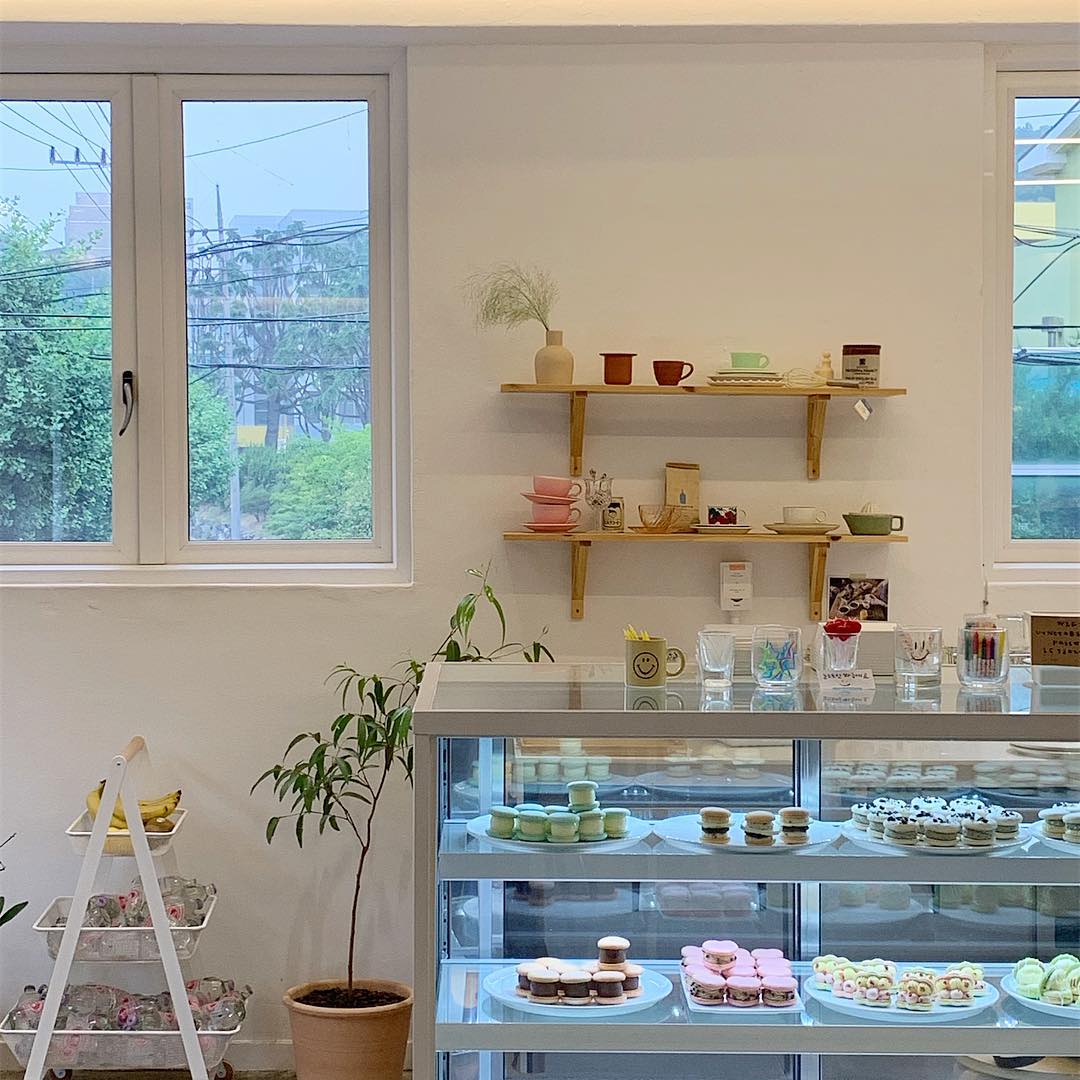 image about Korean cafe aesthetic. See more about cafe, interior and place