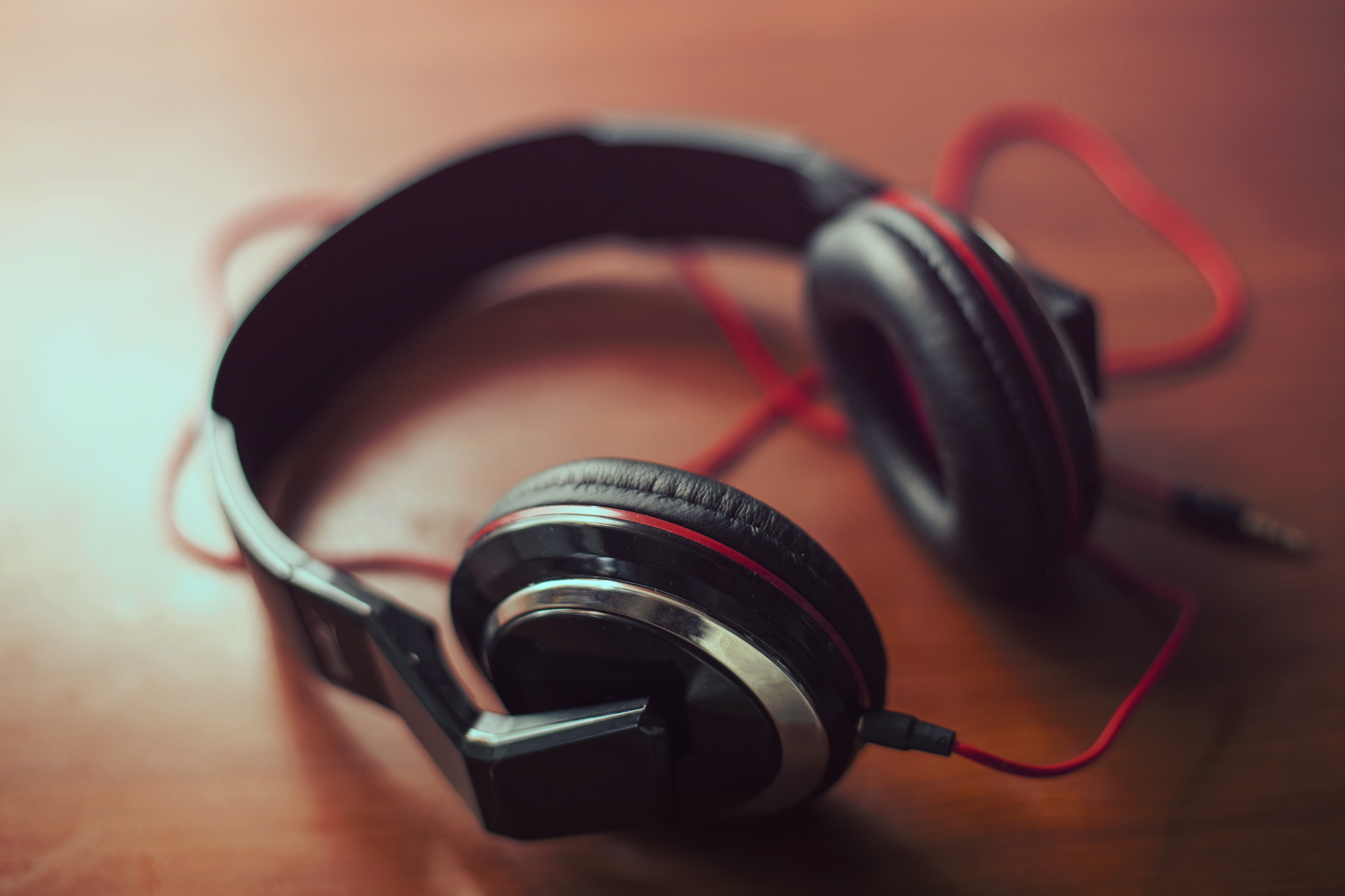 Black and Red Headphones · Free
