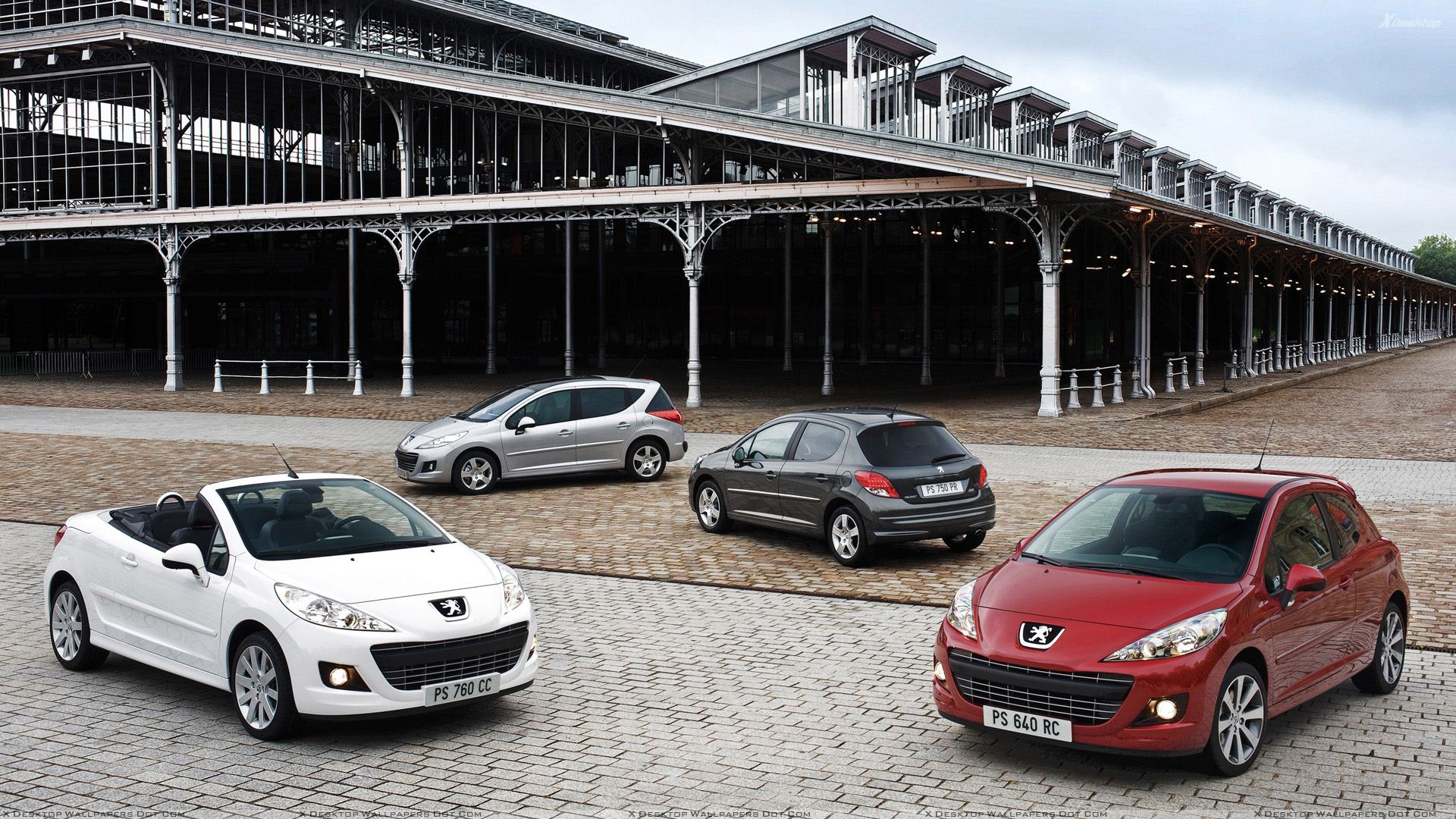 Peugeot 207 GTi THP 175 Restyled In Red, White N Black Wallpaper