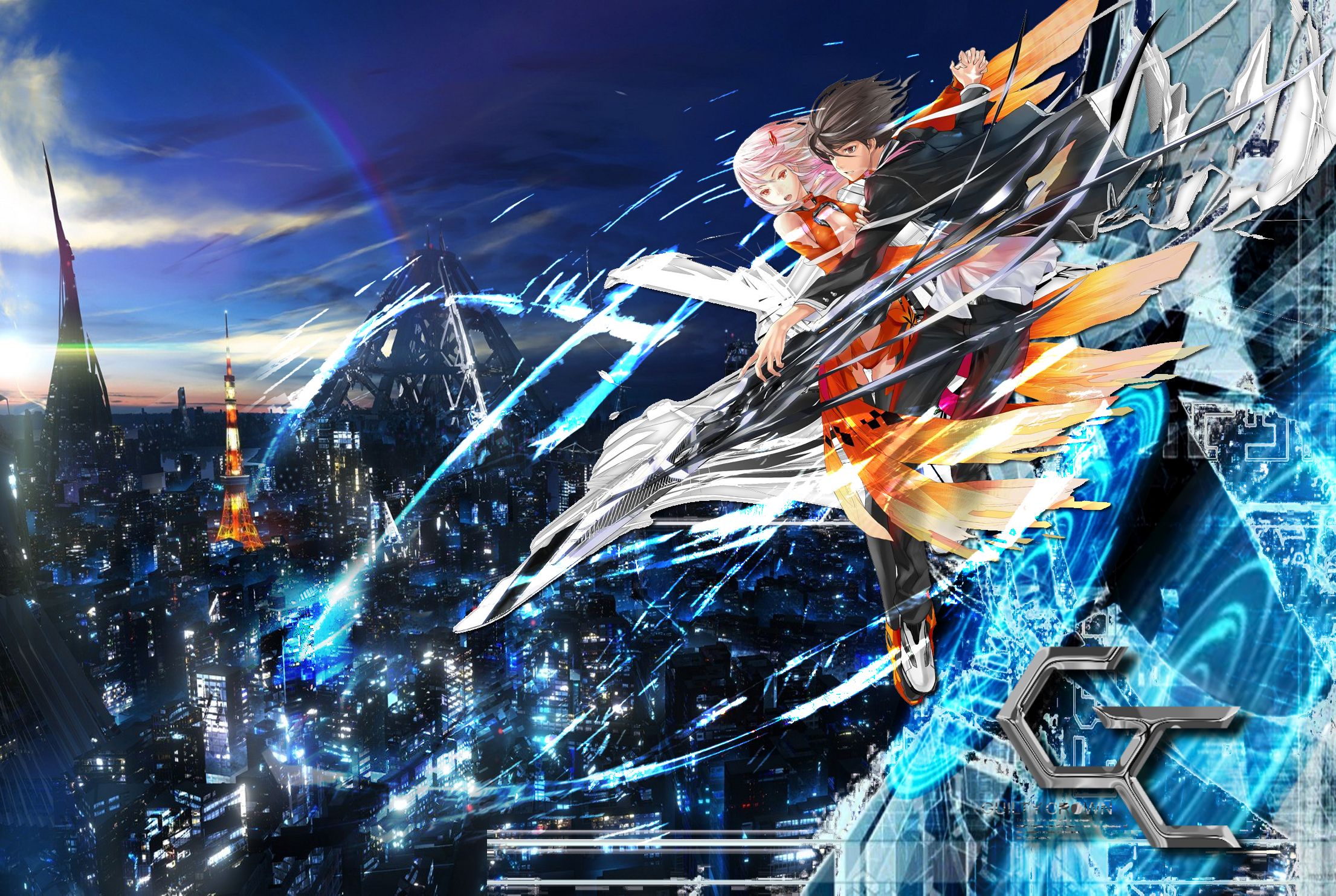 Anime: Guilty Crown Really Good Anime In My Opinion. Genre: Action, Drama, Sci Fi, Romance, Super P. Guilty Crown Wallpaper, HD Anime Wallpaper, Anime Wallpaper