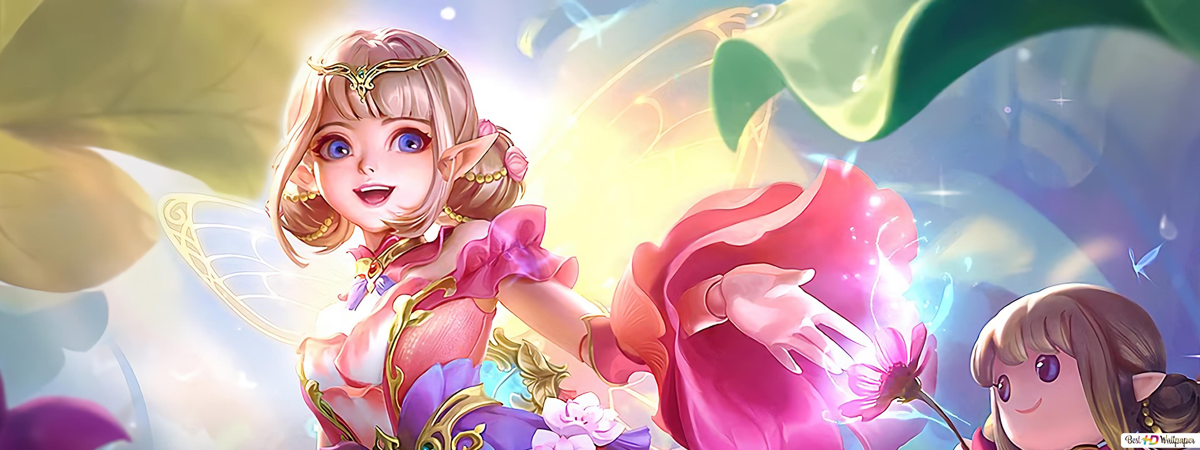 Angela Floral Elf Wallpapers Wallpaper Cave
