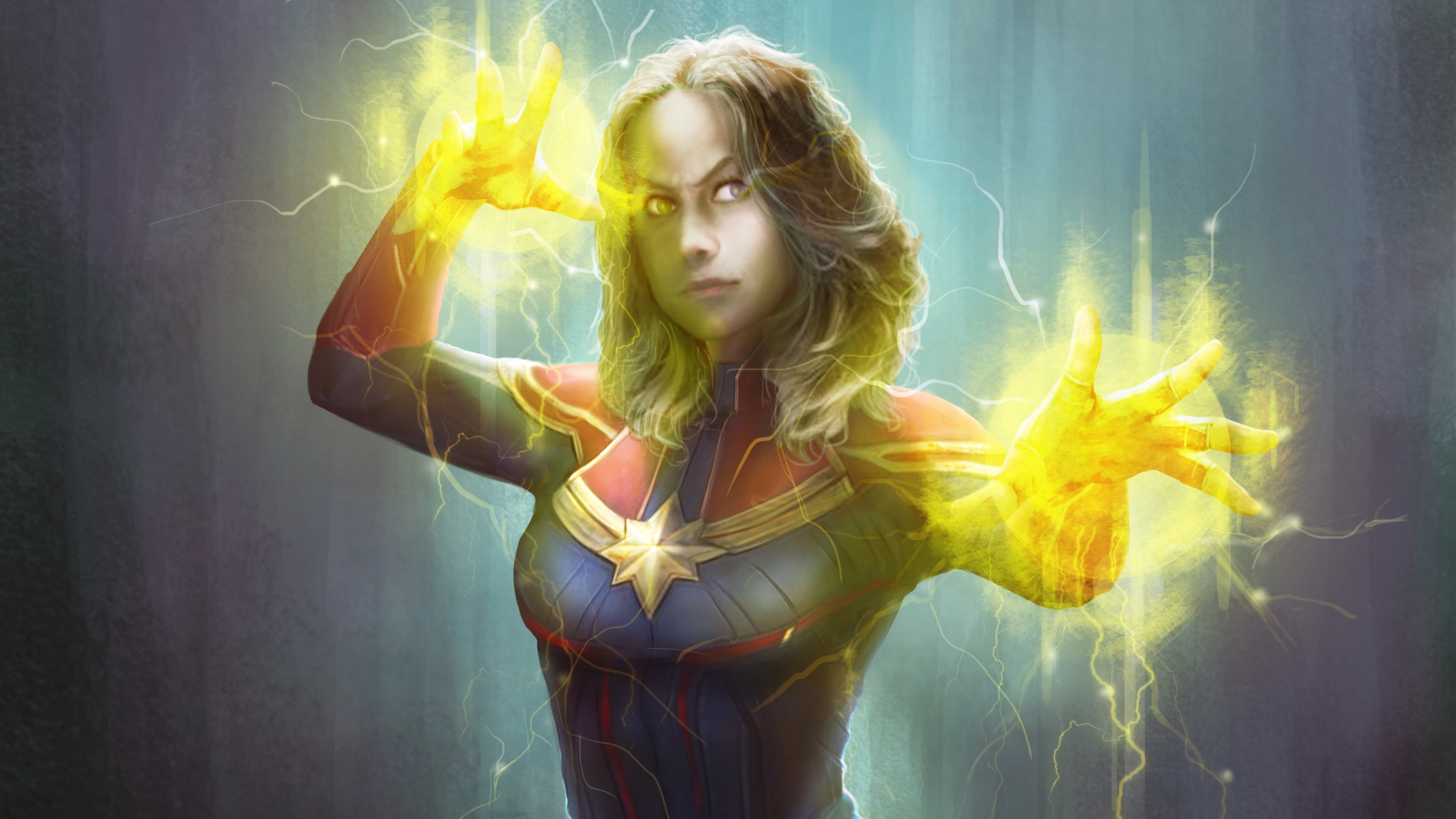Fan Art Captain Marvel 4k HD 4k Wallpaper, Image, Background, Photo and Picture