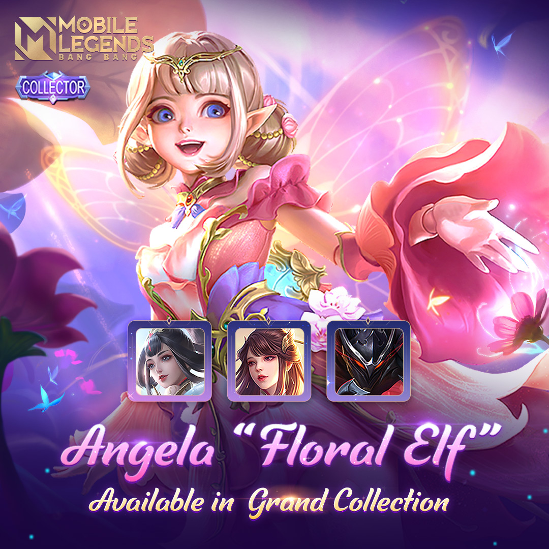 Grand Collection Angela Floral Elf Now!