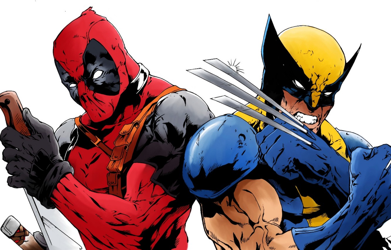 Wallpaper Wolverine, Wolverine, Deadpool, Marvel, Deadpool, By Echudin image for desktop, section фантастика