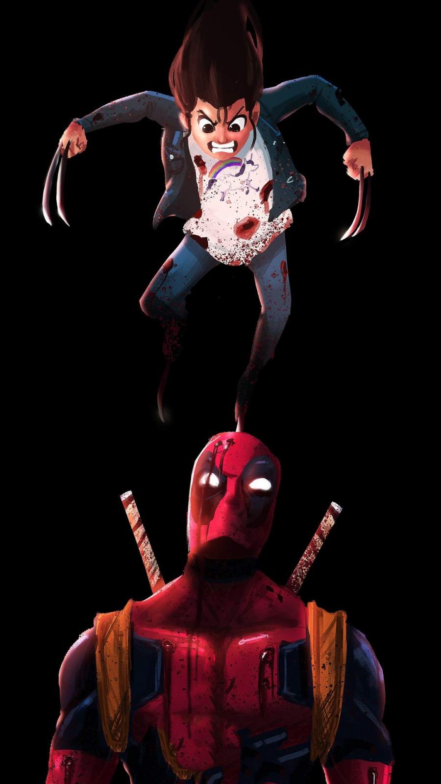 Deadpool Vs Wolverine IPhone Wallpaper Wallpaper, iPhone Wallpaper