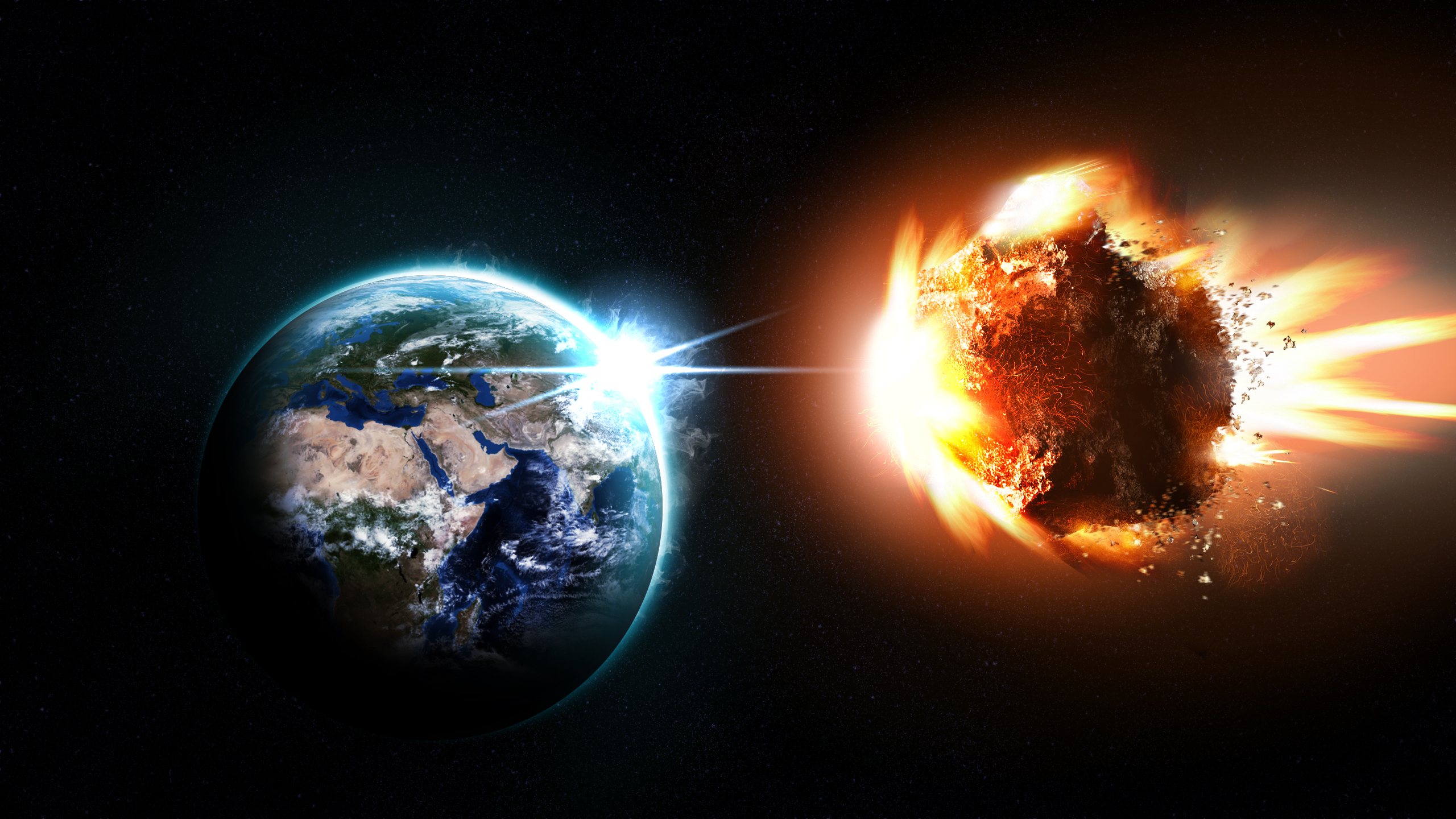 Wallpaper Earth Apocalypse Space 2560x1440