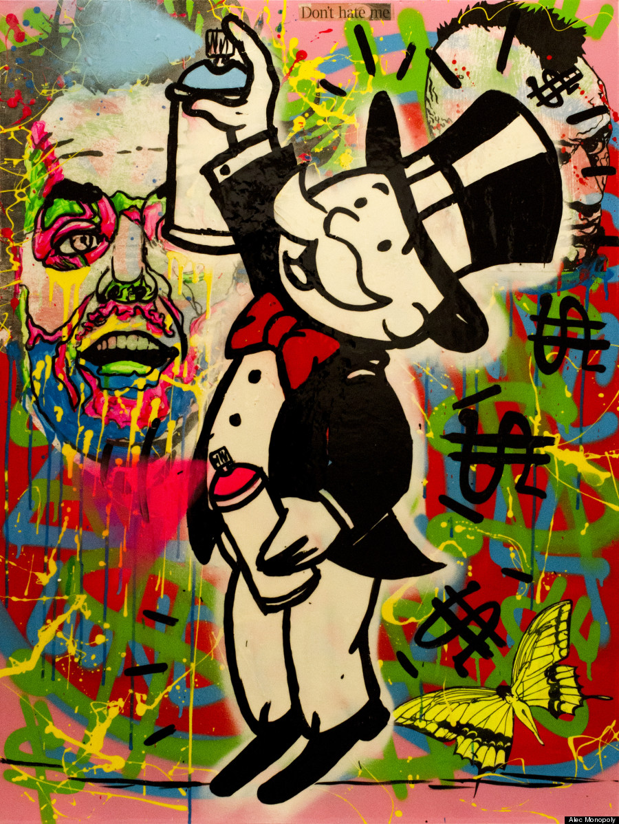 Alec Monopoly Interview: American Street Artist Takes On 'Extreme Capitalism'. HuffPost UK Entertainment
