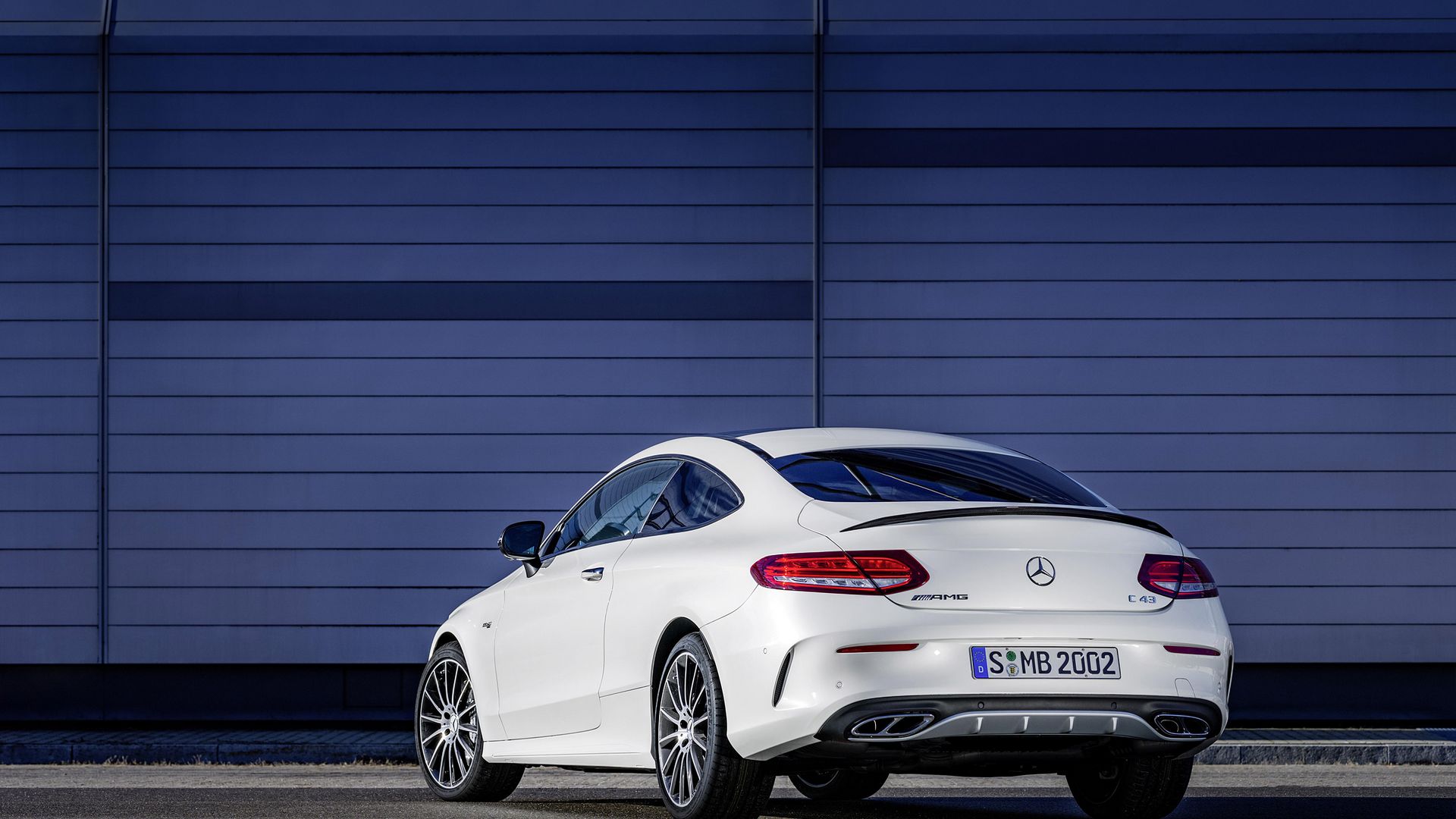 White Mercedes Benz C43 Amg Car HD Wallpaper File HD