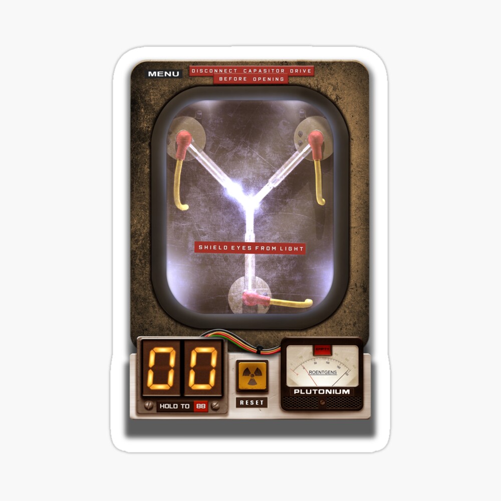 Steampunk rustic Flux capacitor Greeting Card