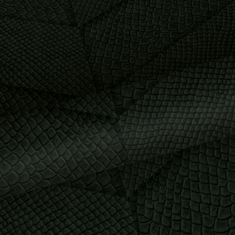 wallpaper tile motif with snake skin pattern dark green