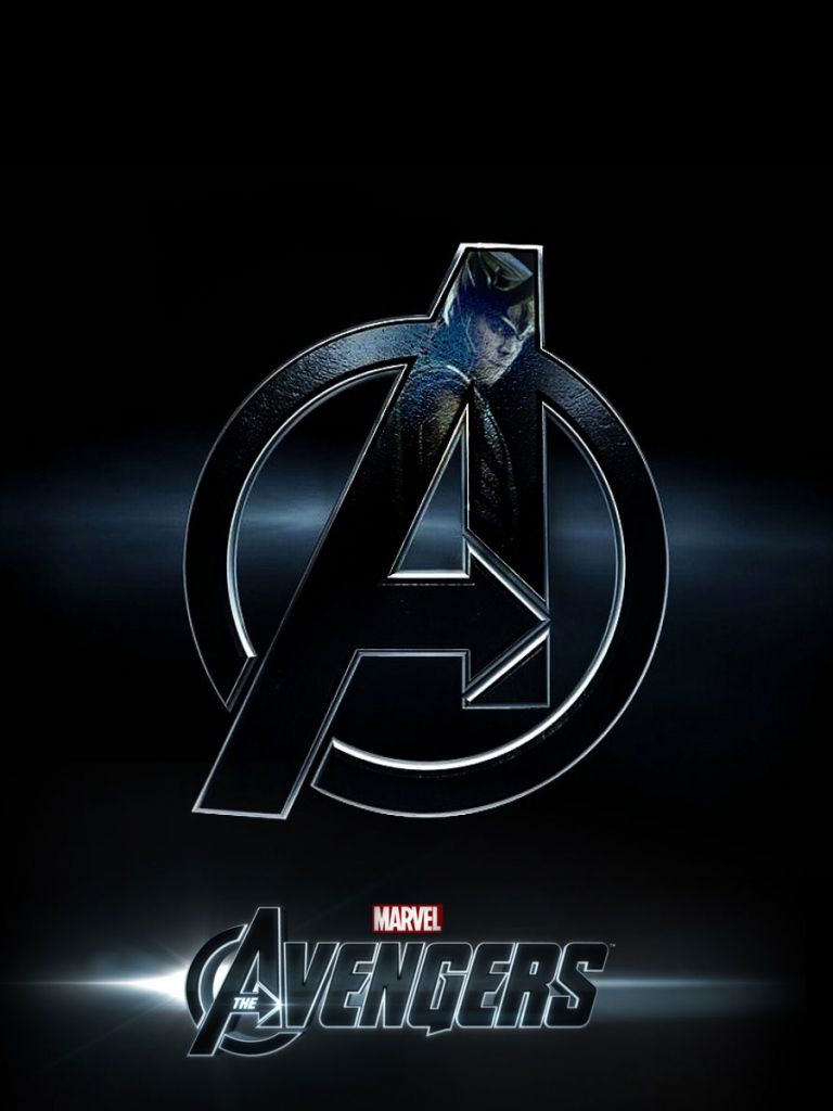 Avengers Logo Phone Wallpaper