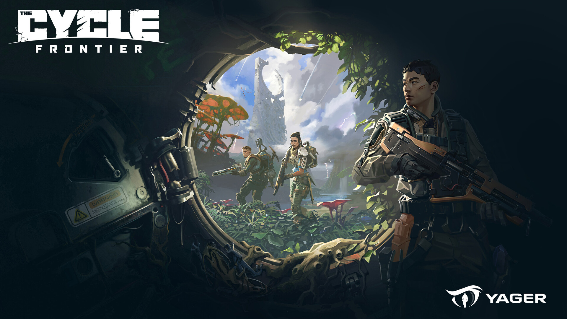 Key art image for The Cycle Frontier