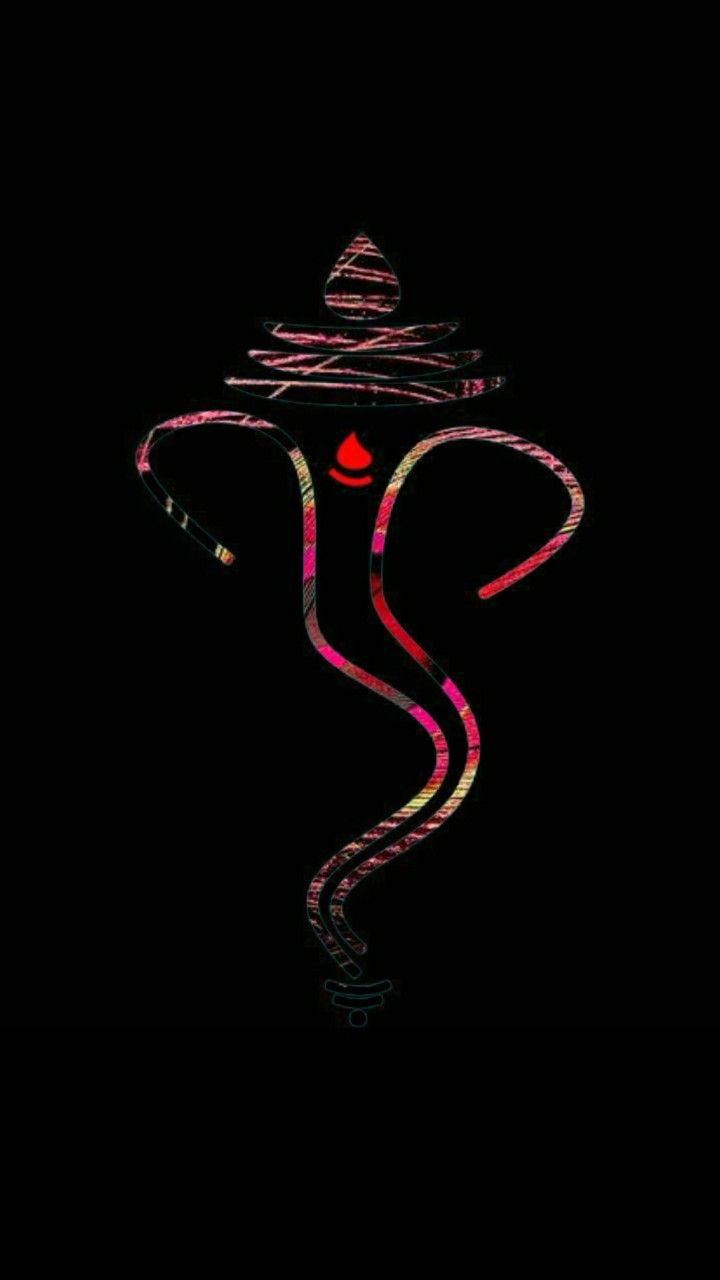 Ganpati Black Wallpaper