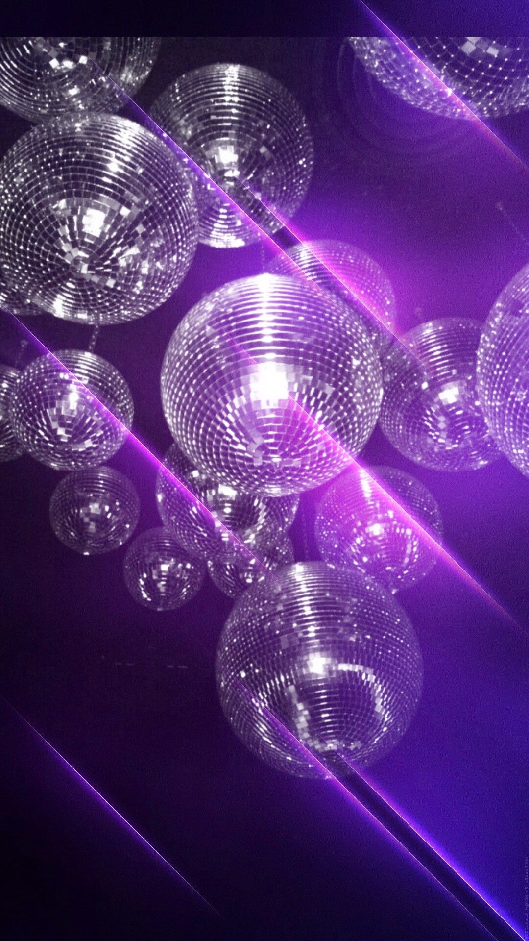 purple #discoball #madebyniki. Purple, Purple background, Disco ball mirror
