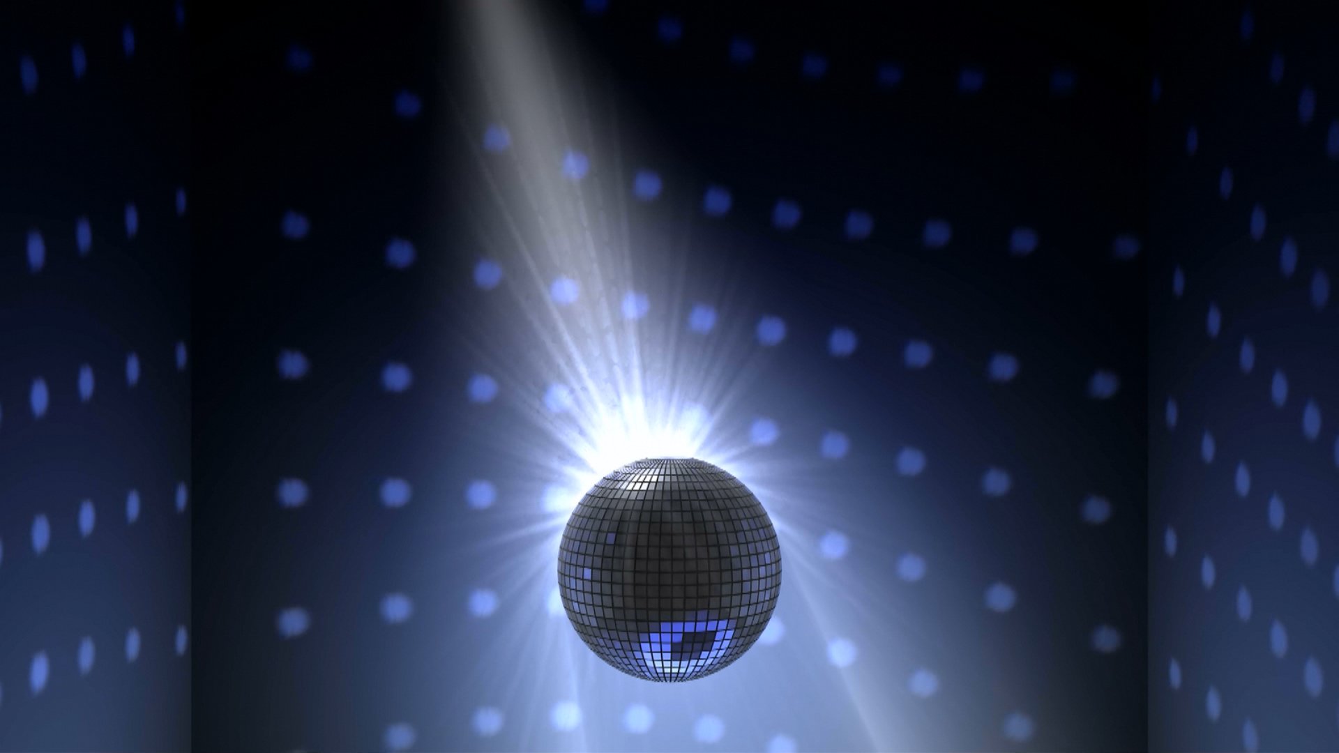 3D animation disco mirror ball wallpaperx1080