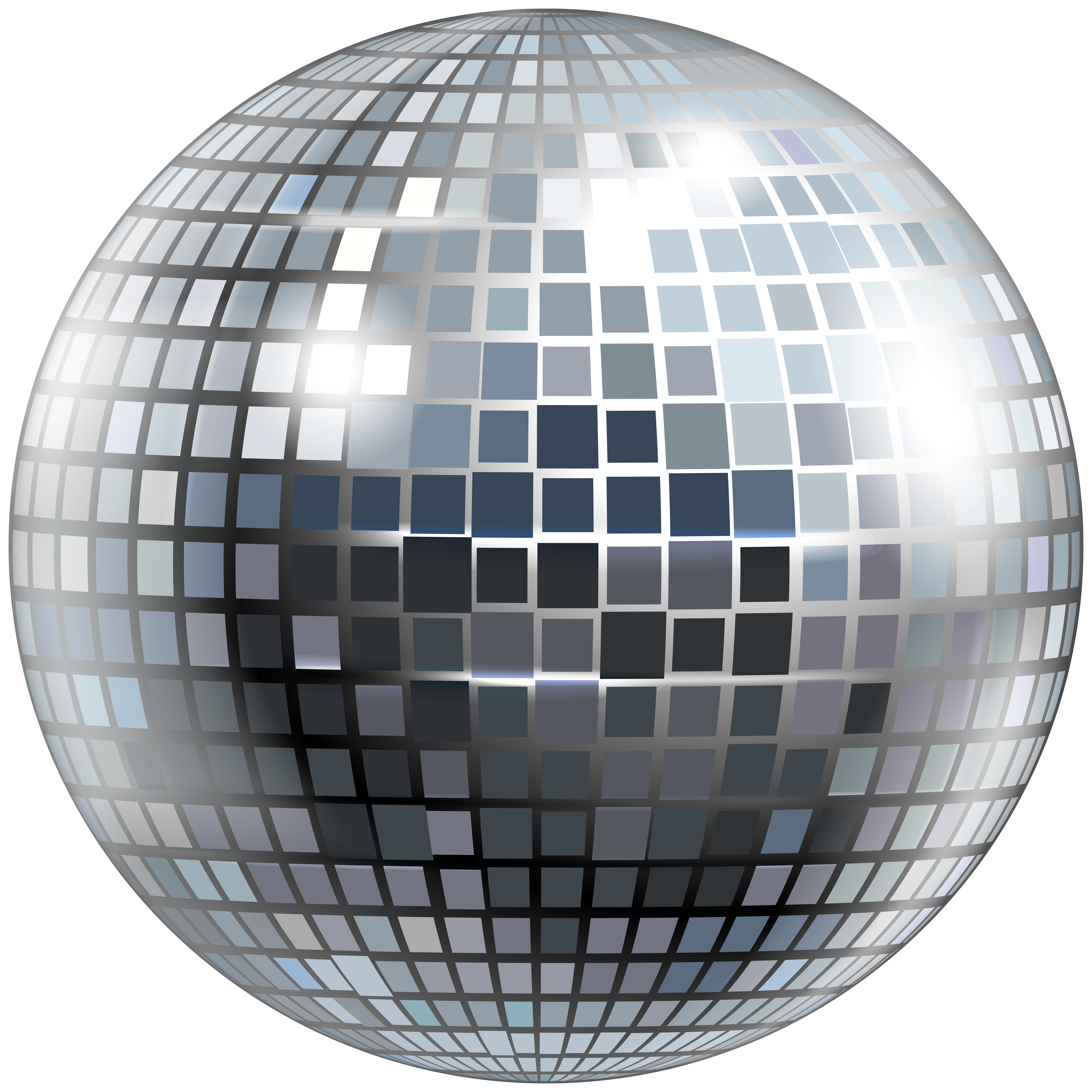 Silver Disco Ball Transparent Image​-Quality Free Image and Transparent PNG Clipart