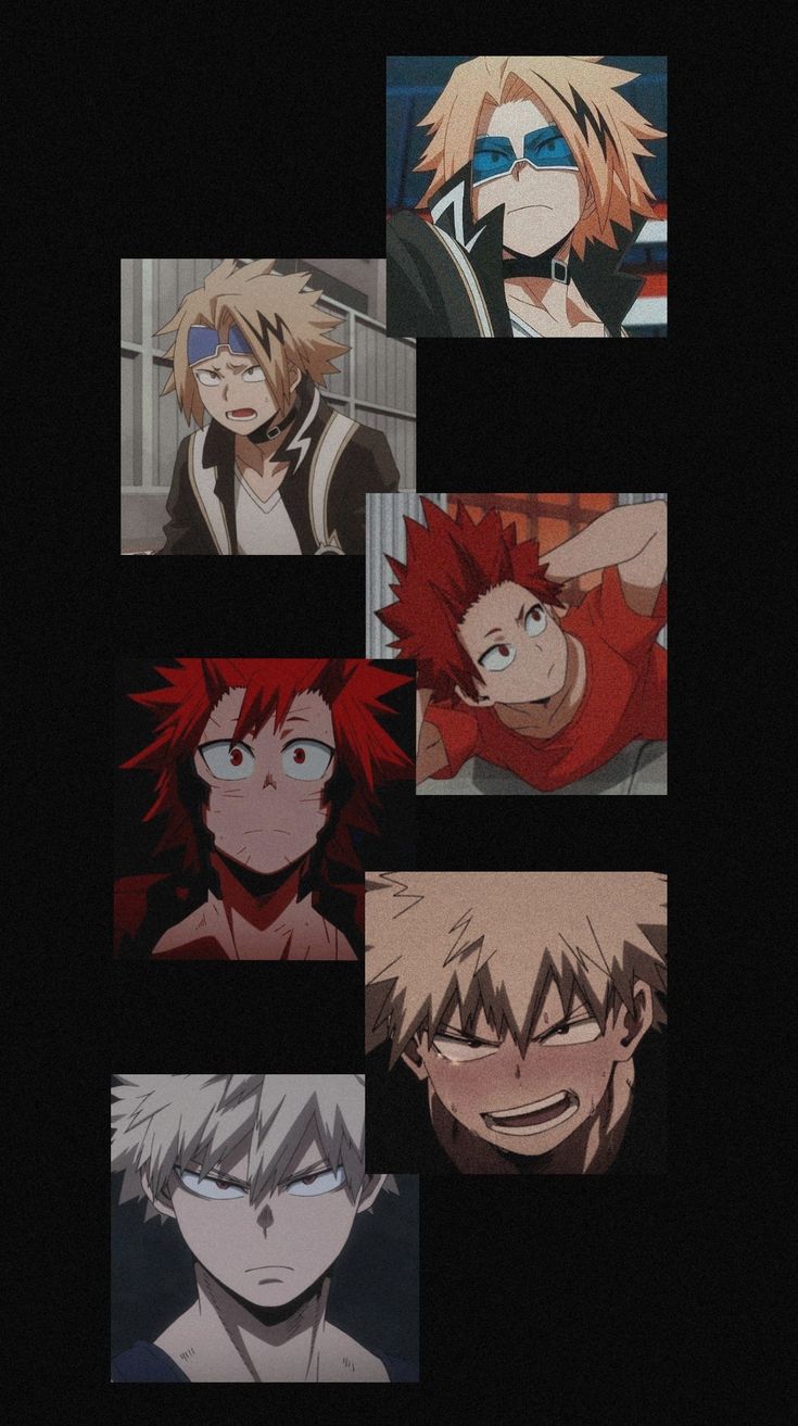 wallpaper Kaminari Denki, Bakugo Katsuki, Eijirou Kirishima. Anime wallpaper, Anime image, Anime
