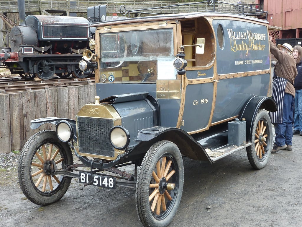 Ford Model T Van. A beautifully restored Ford Model
