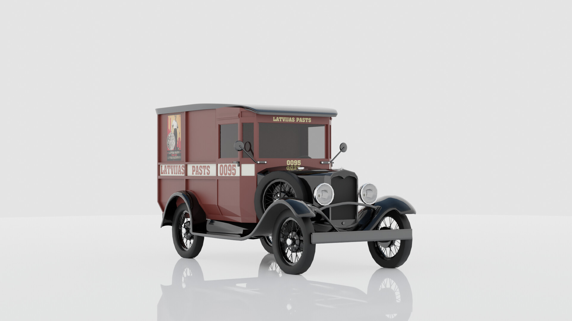 Ford Model A lookalike mail van