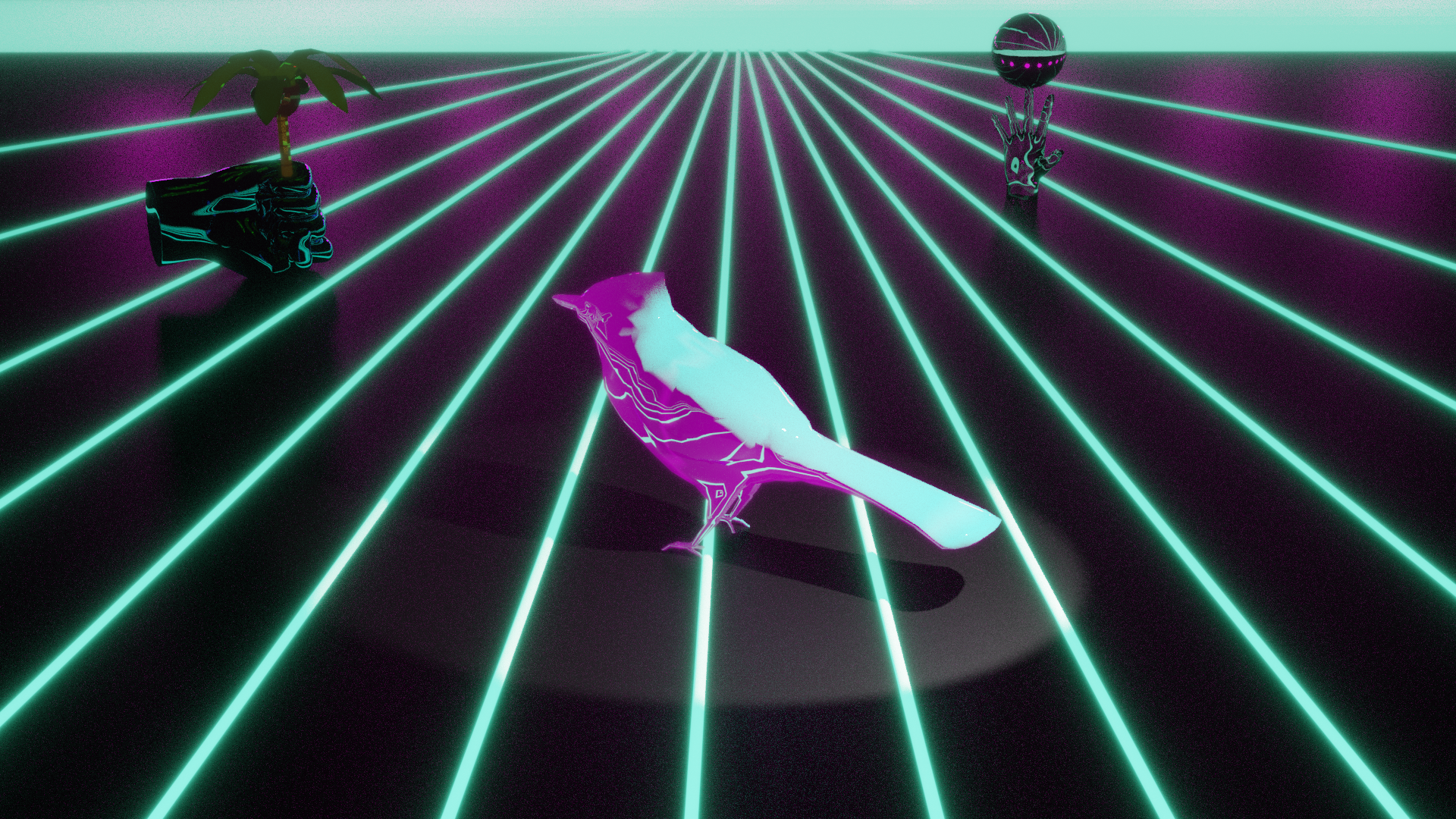 Neon Bird 1920x1080}