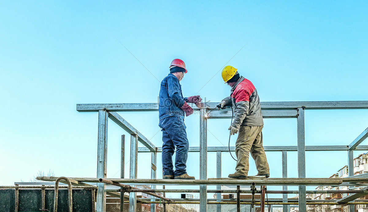 High Rise Building Site Construction Welding Work Picture And HD Photo. Free Download On Lovepik