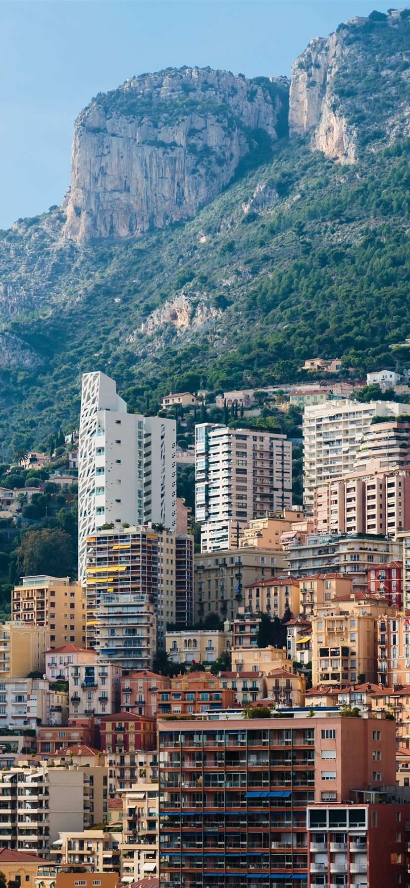Monaco, Monte Carlo, Mountains, Rocks, City, Houses 1080x1920 IPhone 8 7 6 6S Plus Wallpaper, Background, Picture, Image