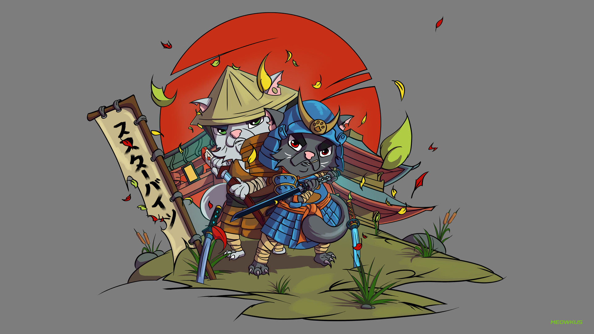 Samurmeow (Cat samurai)
