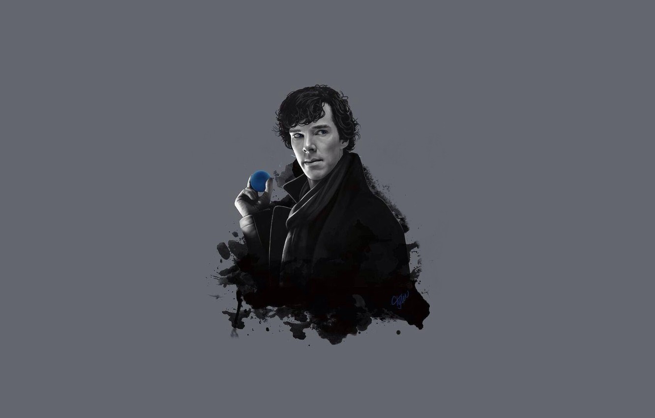 Photo Wallpaper Sherlock Holmes, Benedict Cumberbatch, Holmes Benedict Cumberbatch