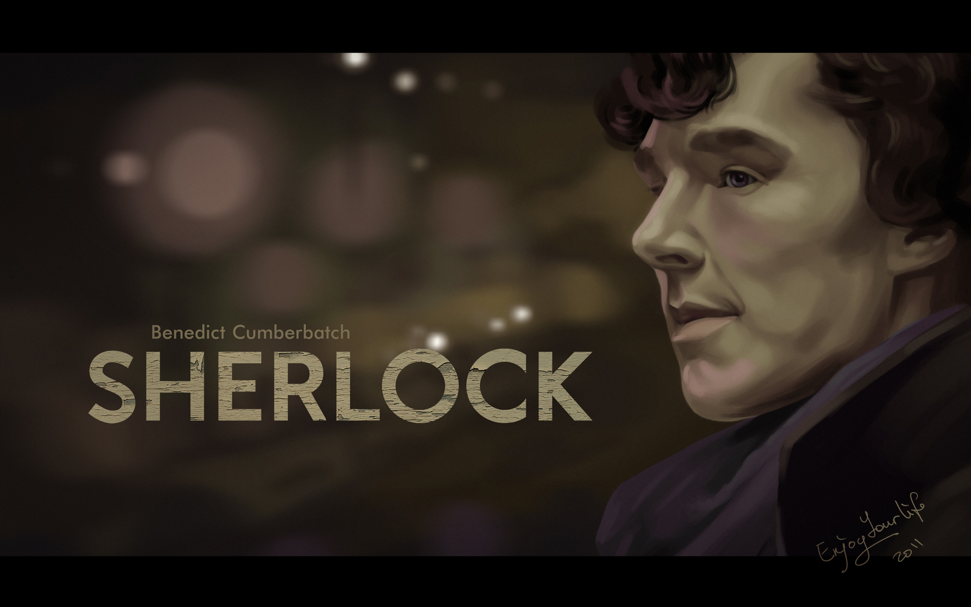 Benedict Cumberbatch as Sherlock Holmes Holmes Wallpaper