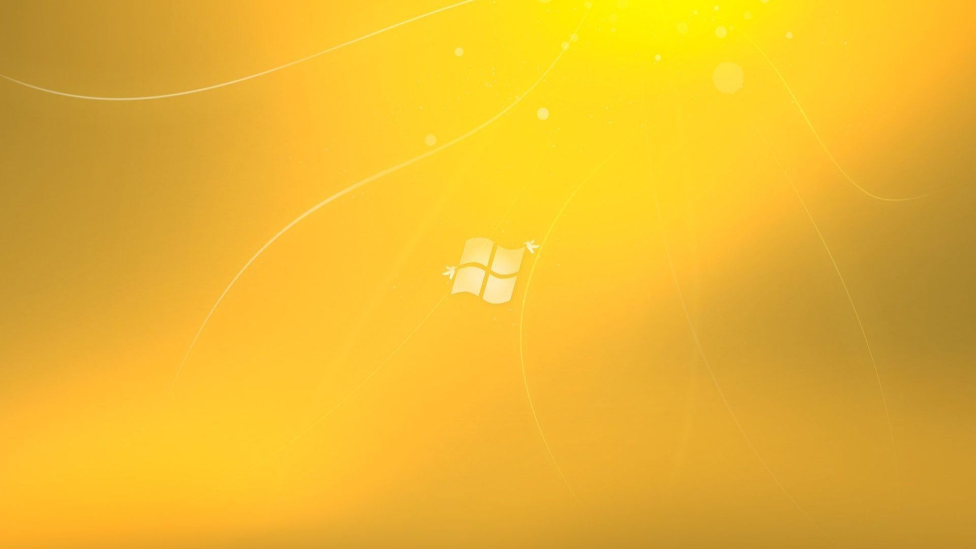 Windows 10 Yellow Background