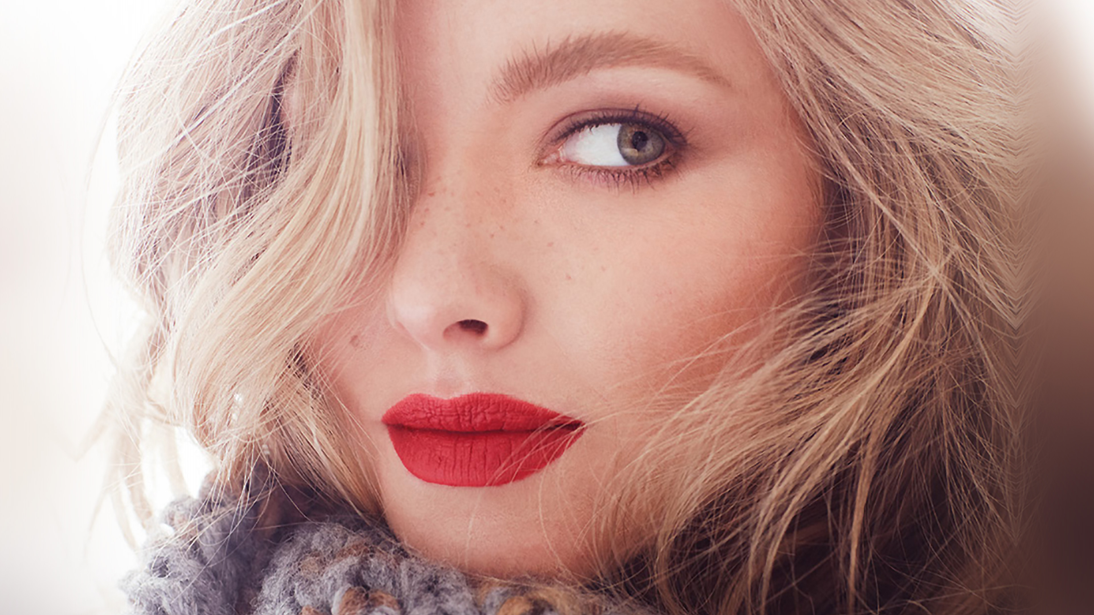 wallpaper for desktop, laptop. amanda seyfried russia cold winter girl