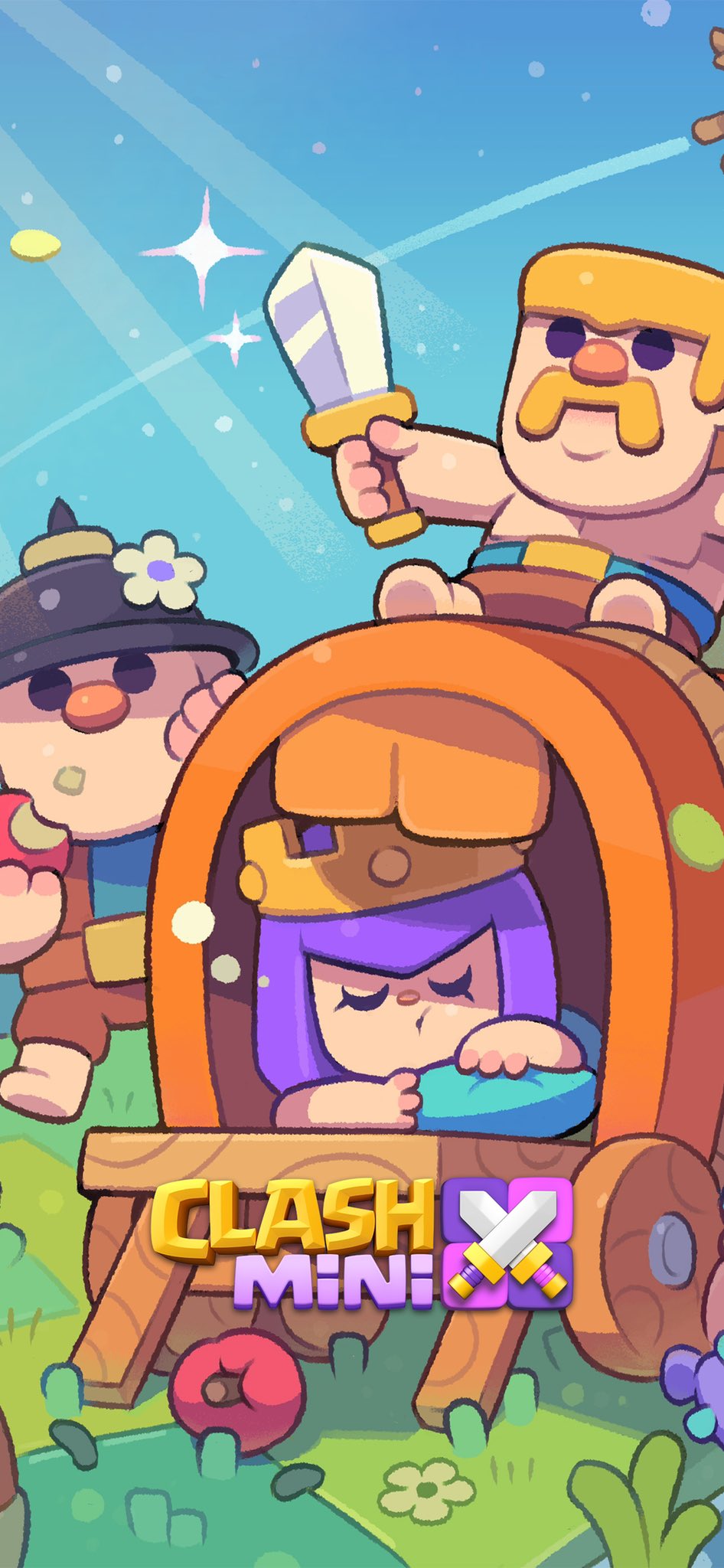 Twitter-এ Clash Mini: Hope you're having a lovely weekend! Here are two phone wallpaper for you