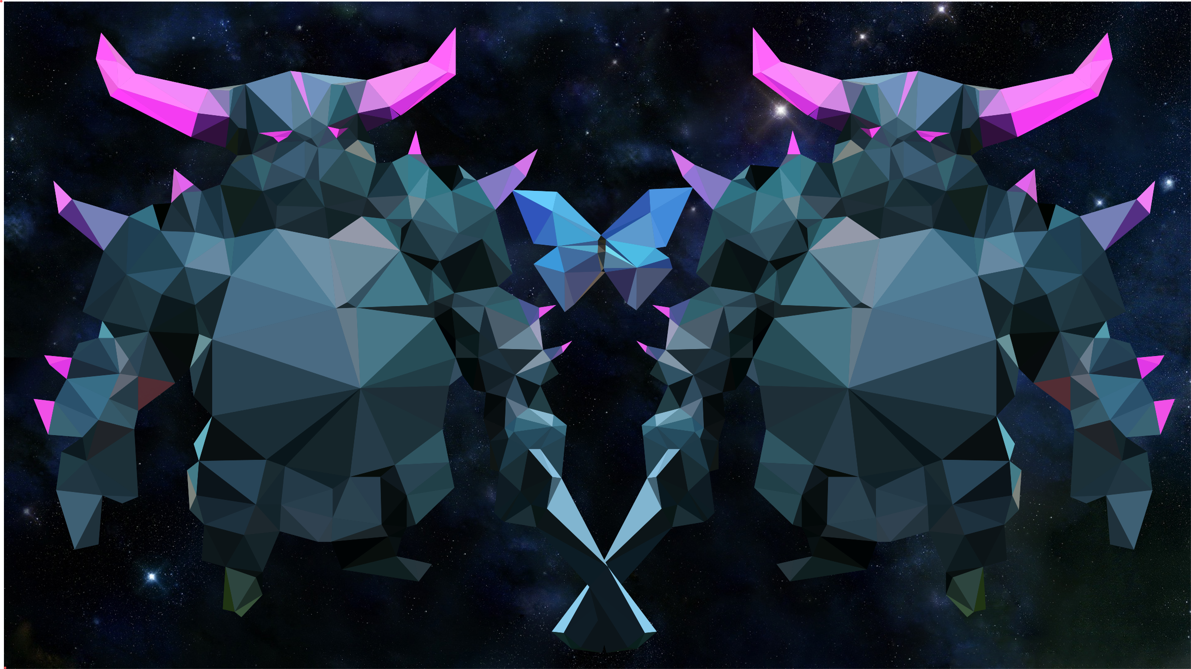 Art Low Poly PEKKA Wallpaper