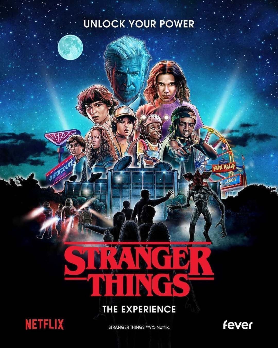 Stranger Things 4 STRANGER THINGS POSTER FOR THE DRIVE INTO EXPERIENCE