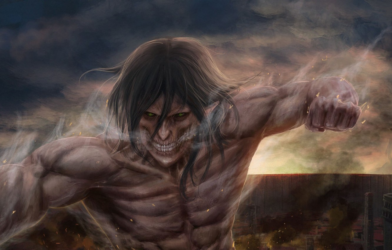 Wallpaper monster, chaos, anime, fight, muscles, transformation, asian, giant, manga, colossus, japanese, chest, asiatic, powerful, strong, thorax image for desktop, section сёнэн